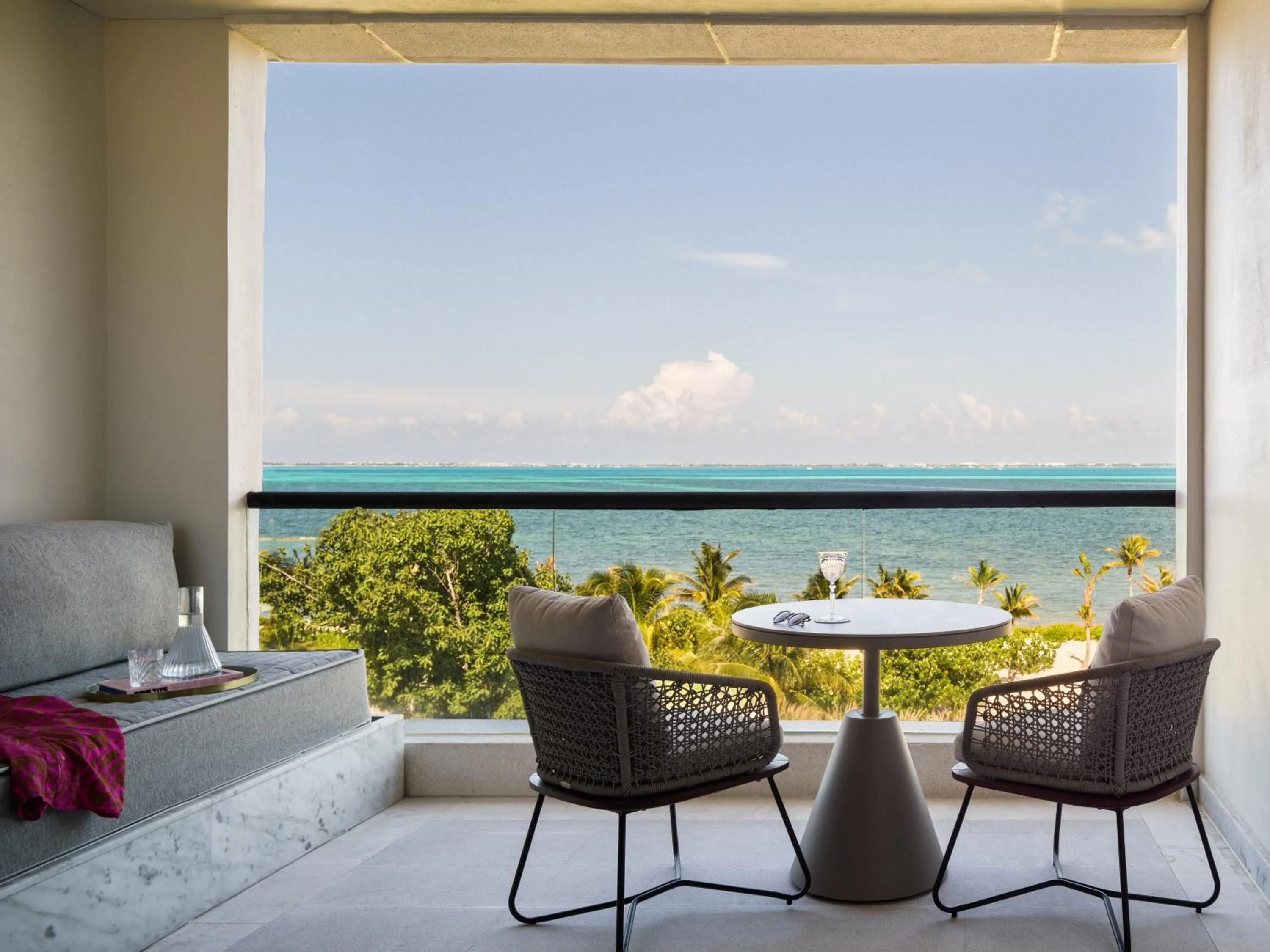 Patio in SLS Playa Mujeres - ALL Inclusive Collection