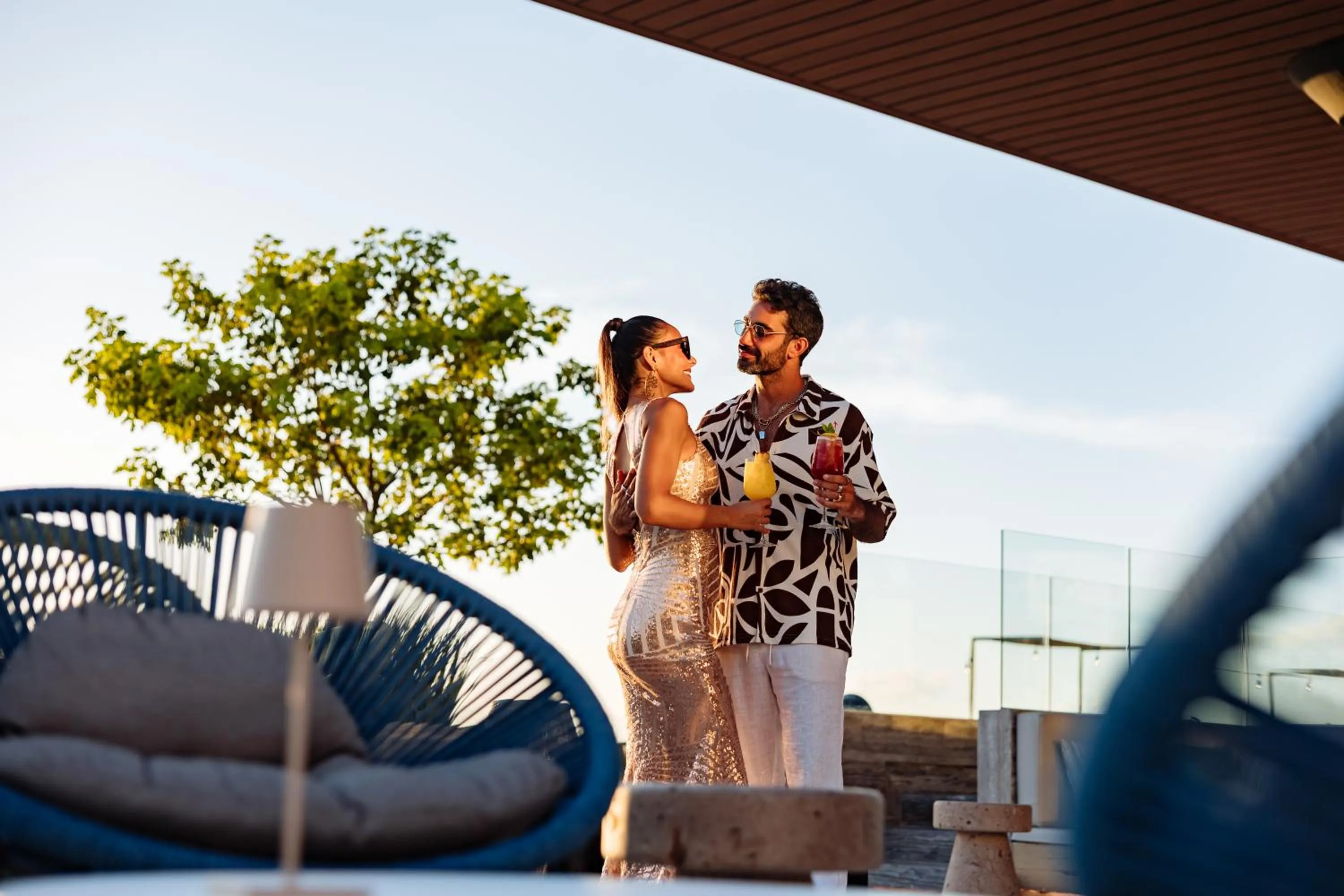 Patio in SLS Playa Mujeres - ALL Inclusive Collection