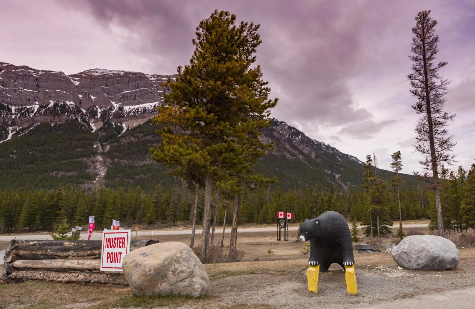 Property building in David Thompson Resort