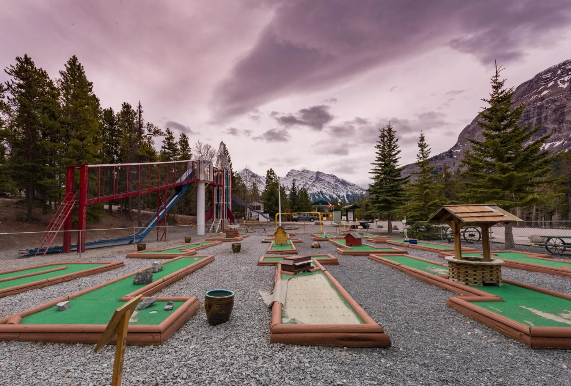 Property building in David Thompson Resort