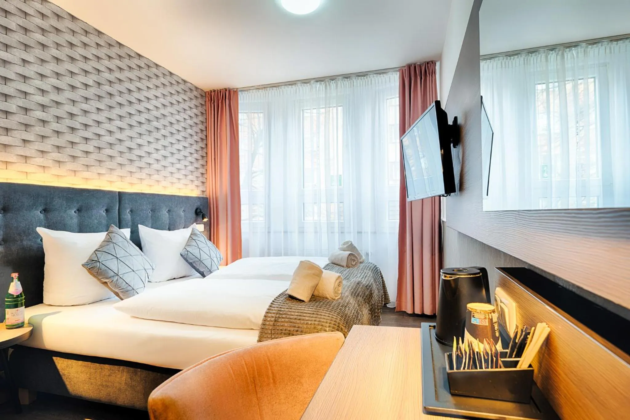 Photo of the whole room, Bed in Home Hotel