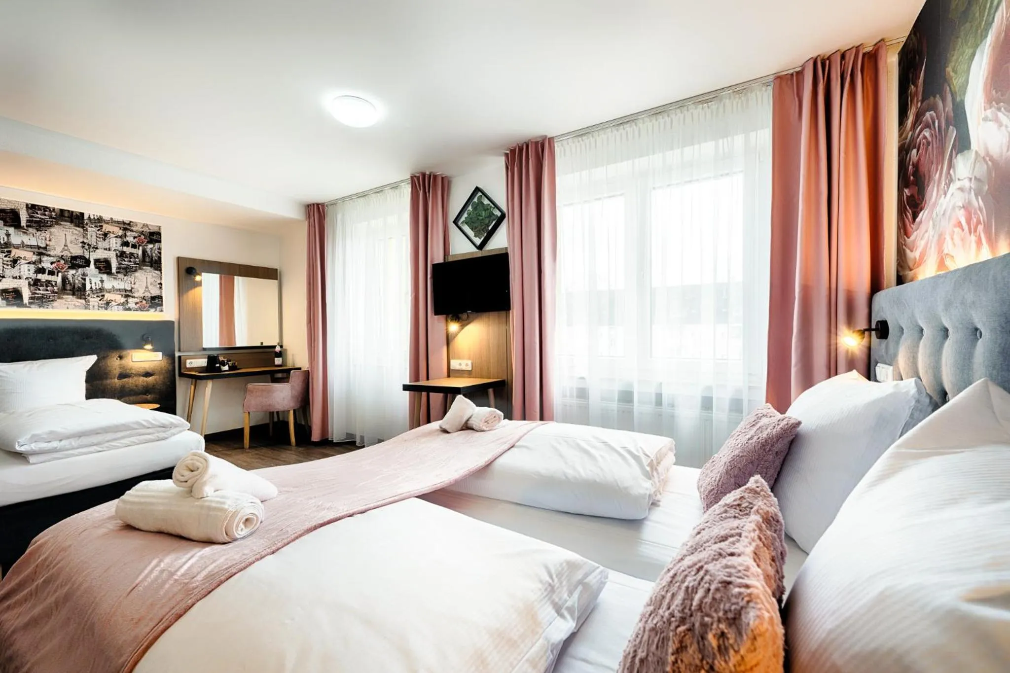 Photo of the whole room, Bed in Home Hotel