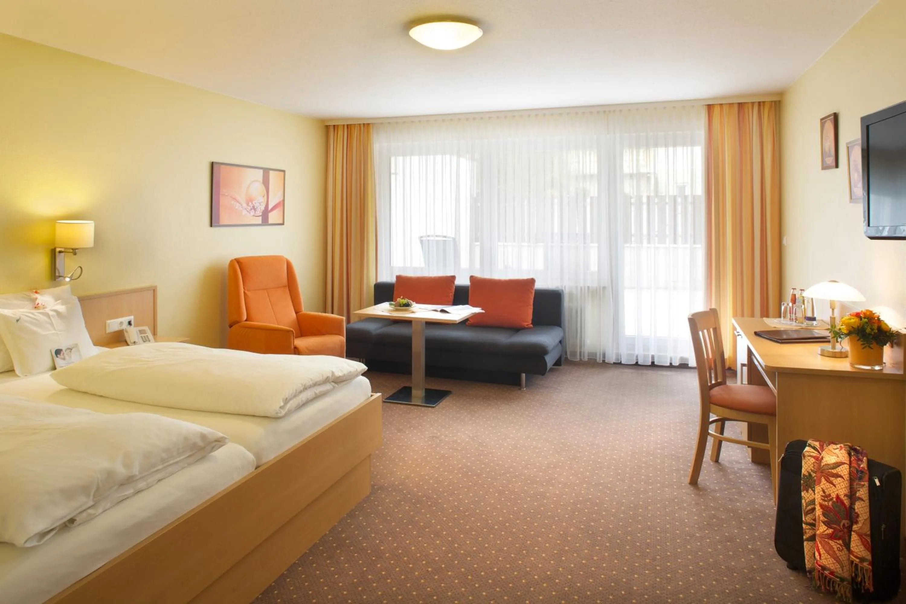 Photo of the whole room, Bed in Kur- und Wellnesshotel Förch