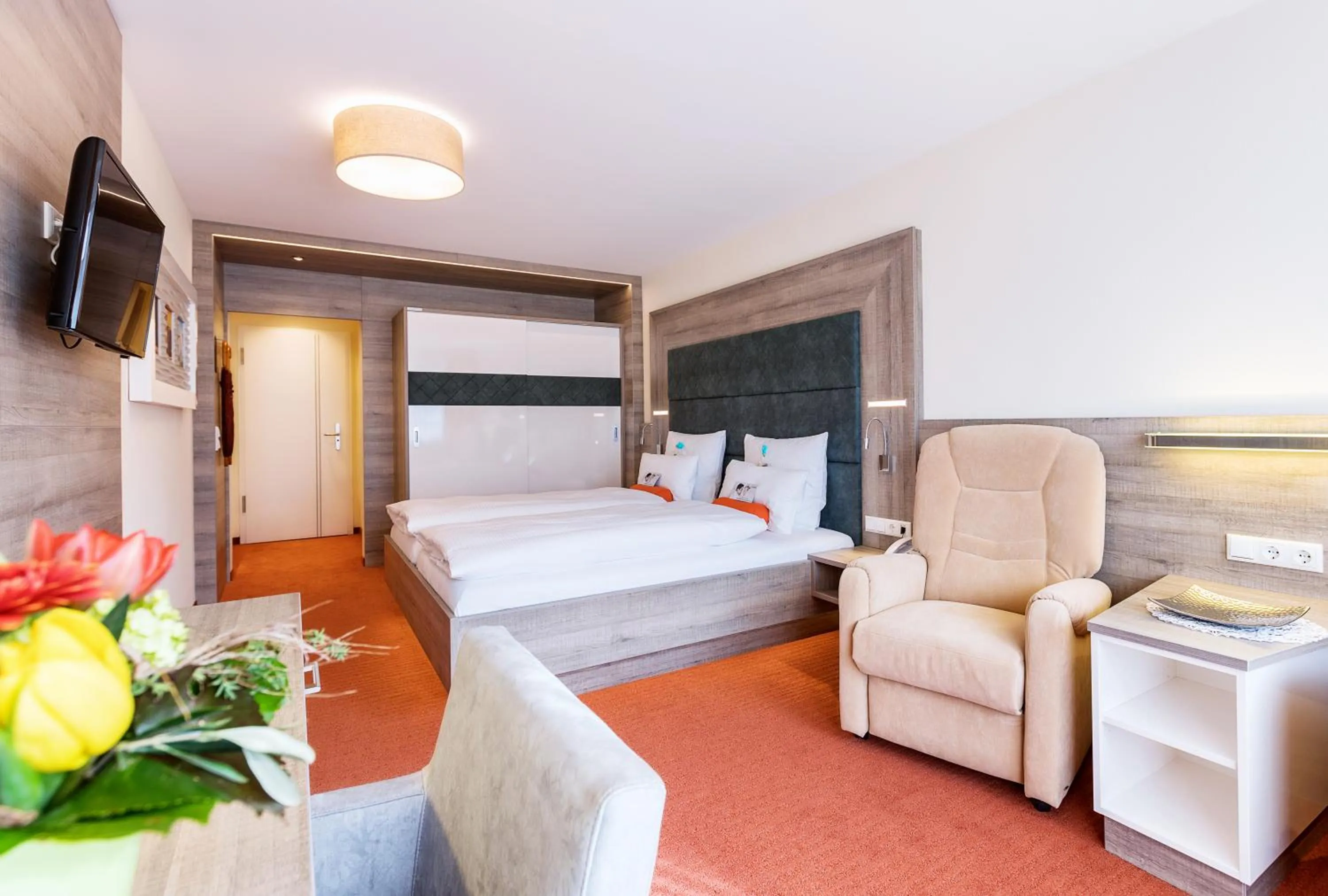 Photo of the whole room, Bed in Kur- und Wellnesshotel Förch