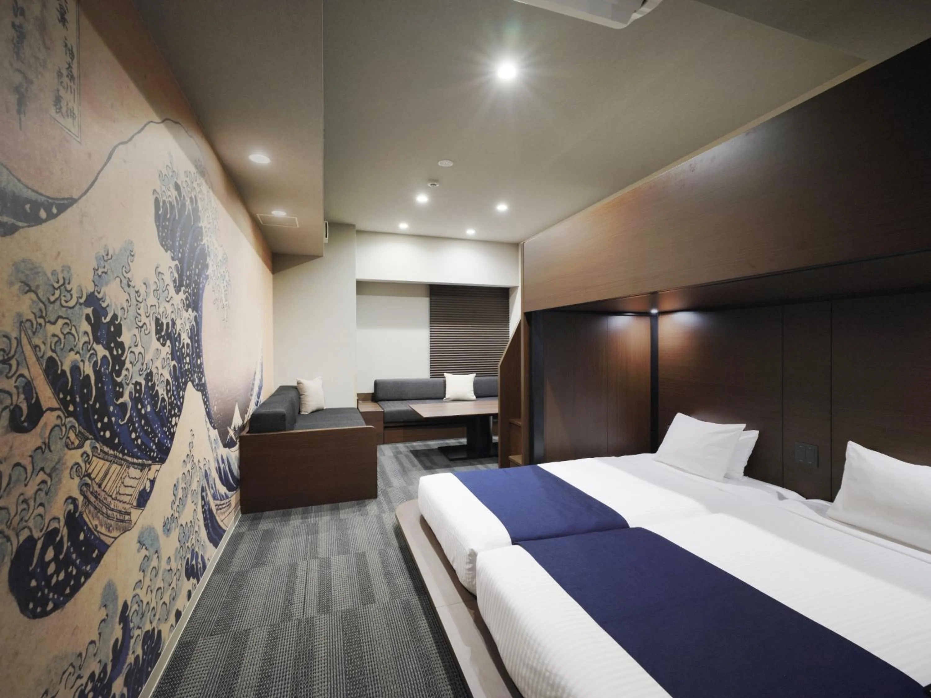 Bed in MONday Apart Ueno Shinokachimachi