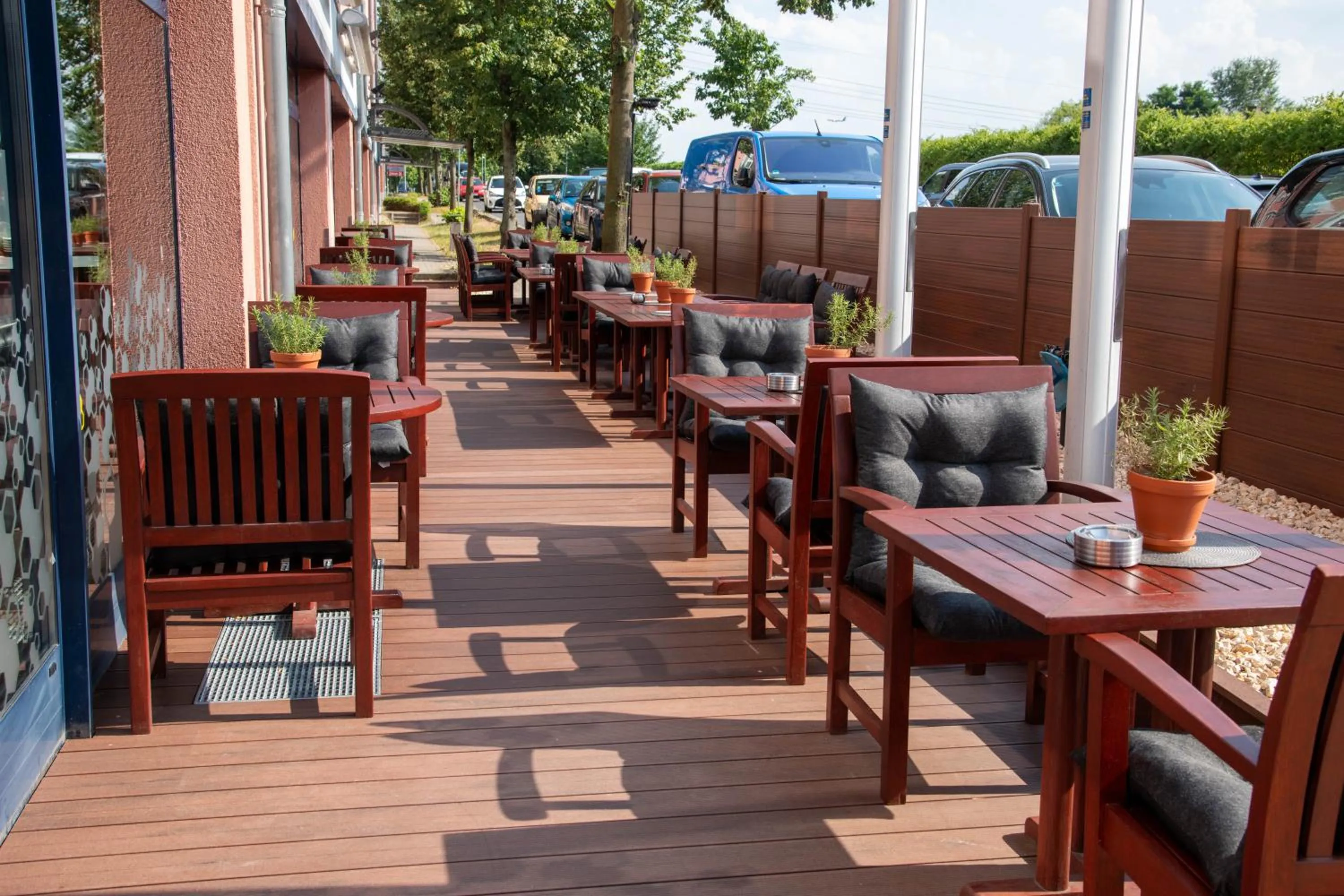 Balcony/Terrace in Best Western Premier Airporthotel Berlin