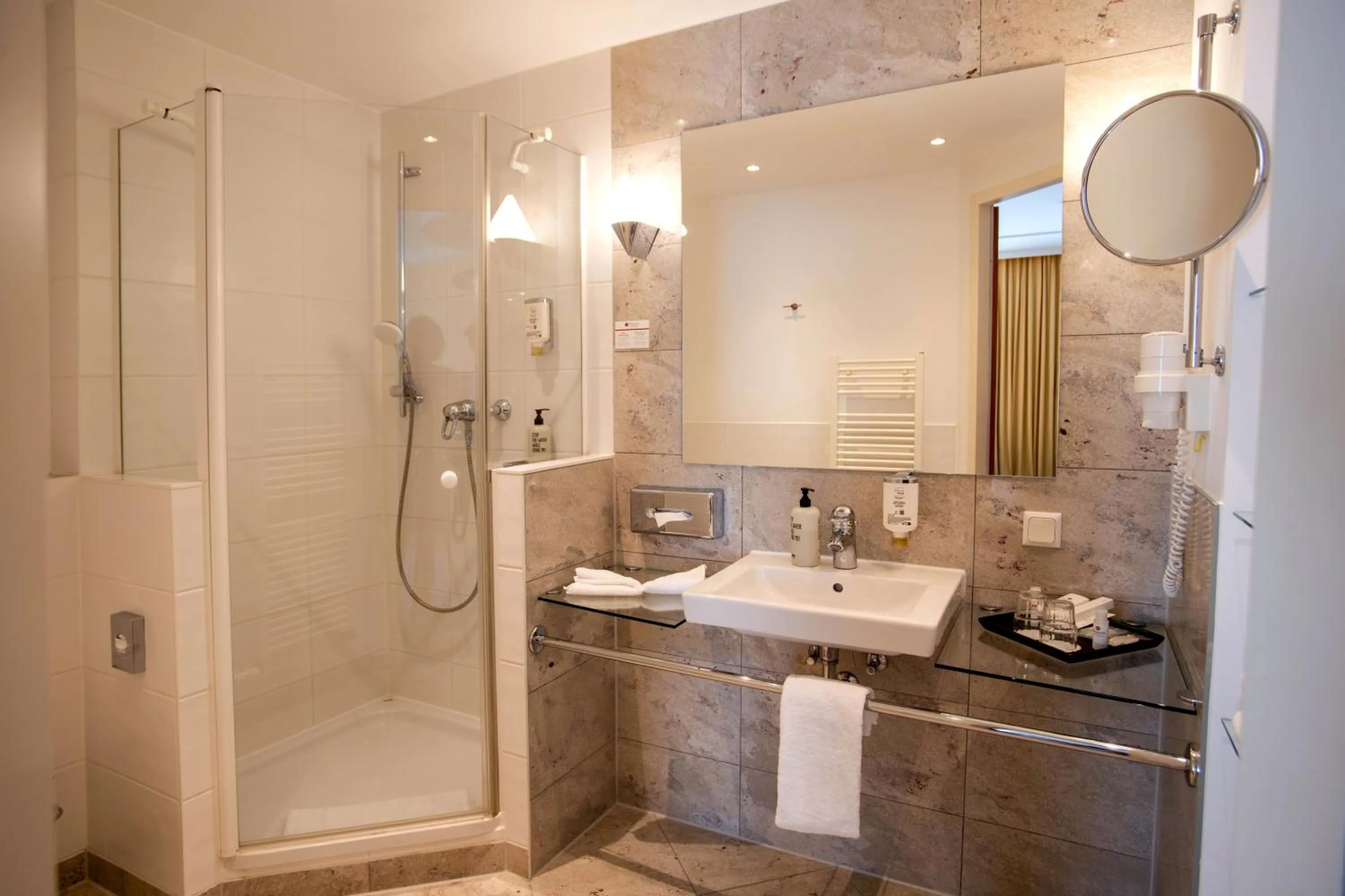 Bathroom in Best Western Premier Airporthotel Berlin