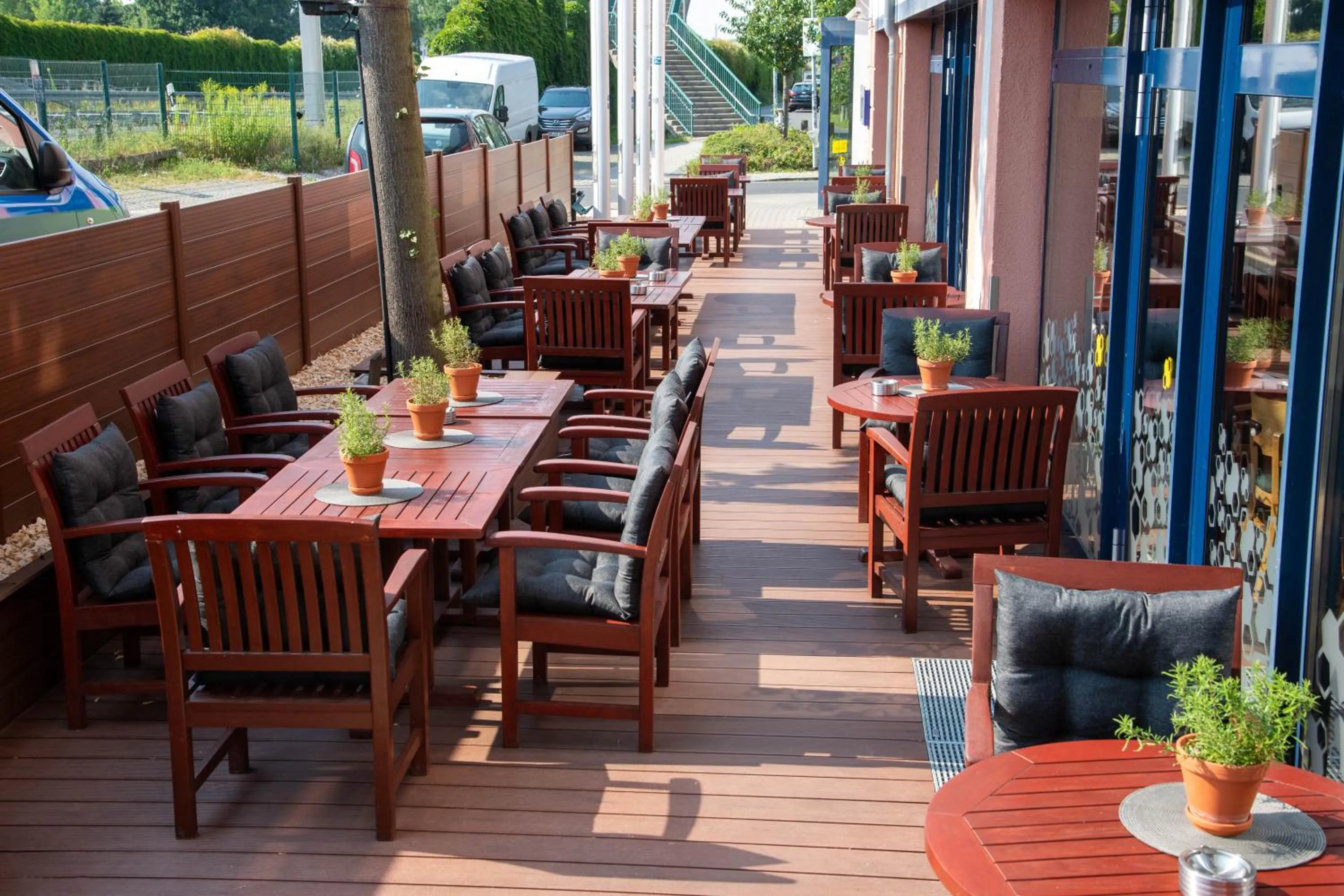 Balcony/Terrace in Best Western Premier Airporthotel Berlin