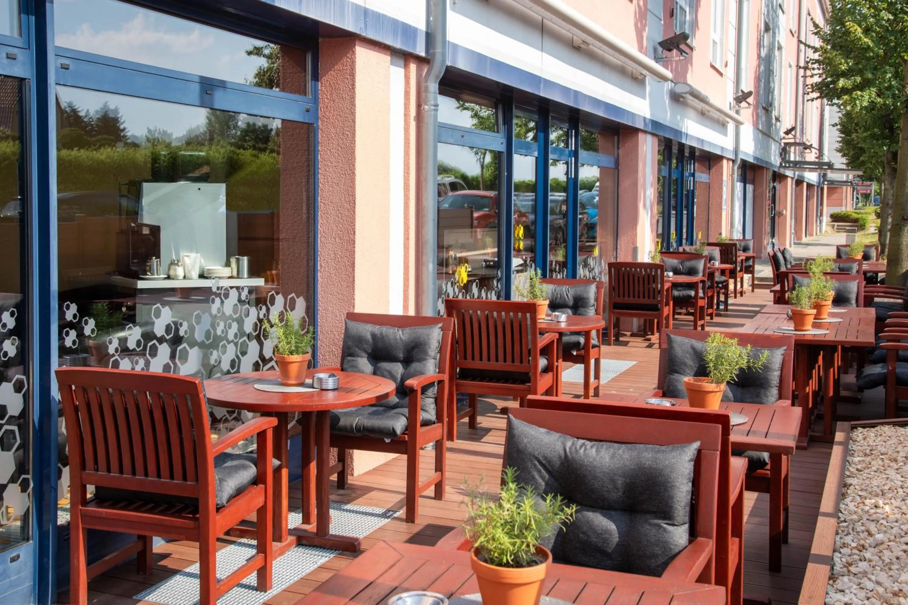 Balcony/Terrace in Best Western Premier Airporthotel Berlin