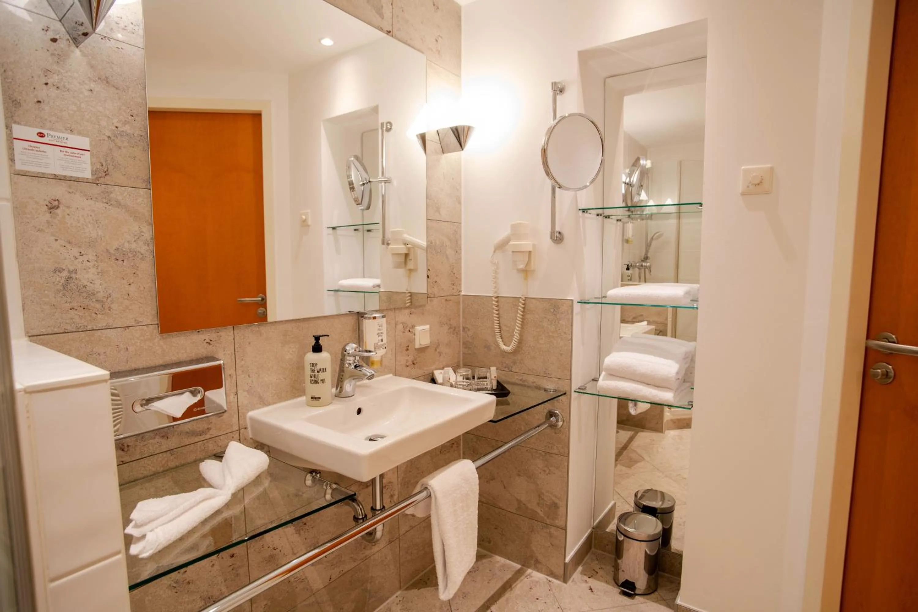 Bathroom in Best Western Premier Airporthotel Berlin