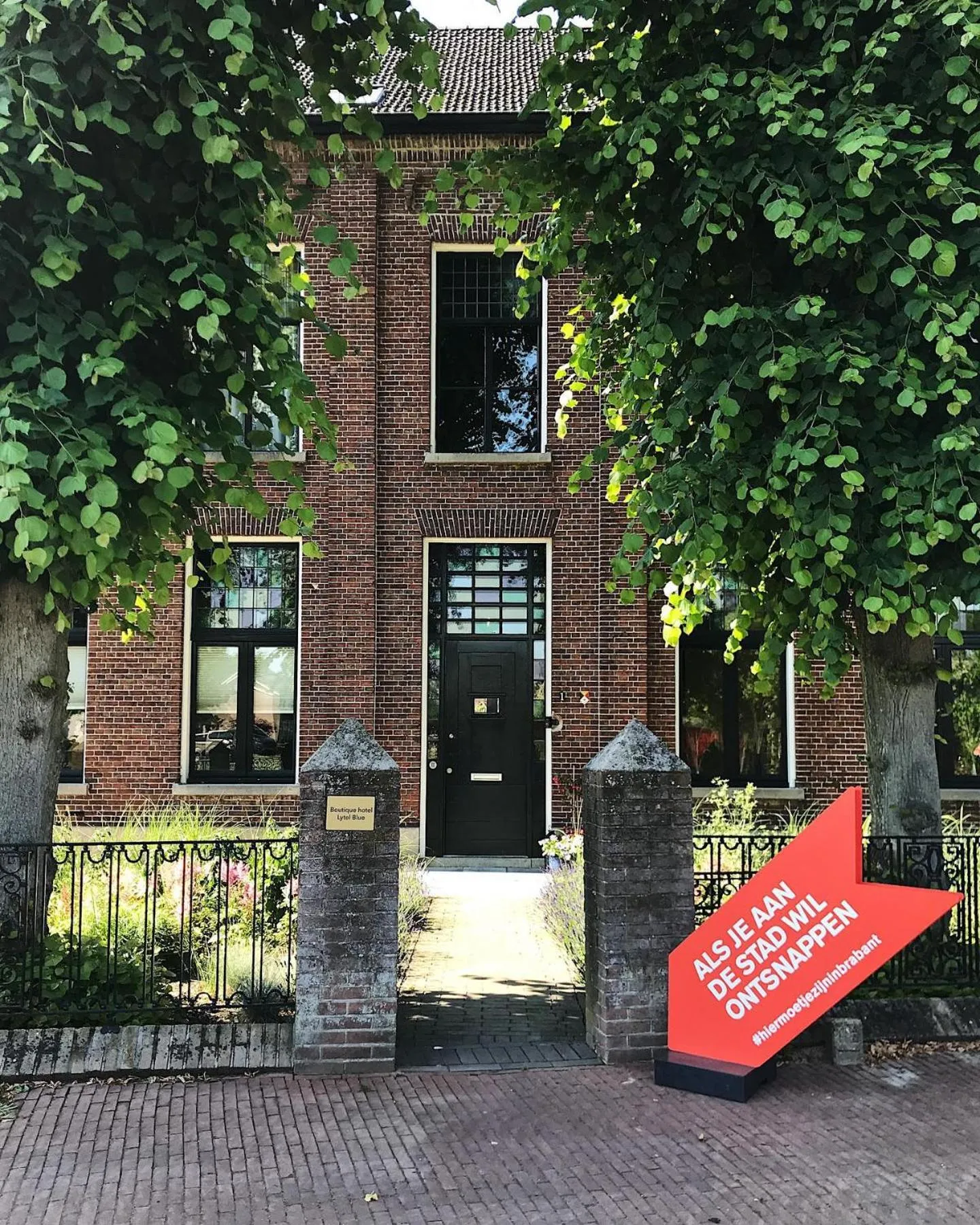 Garden in Boutique hotel Lytel Blue