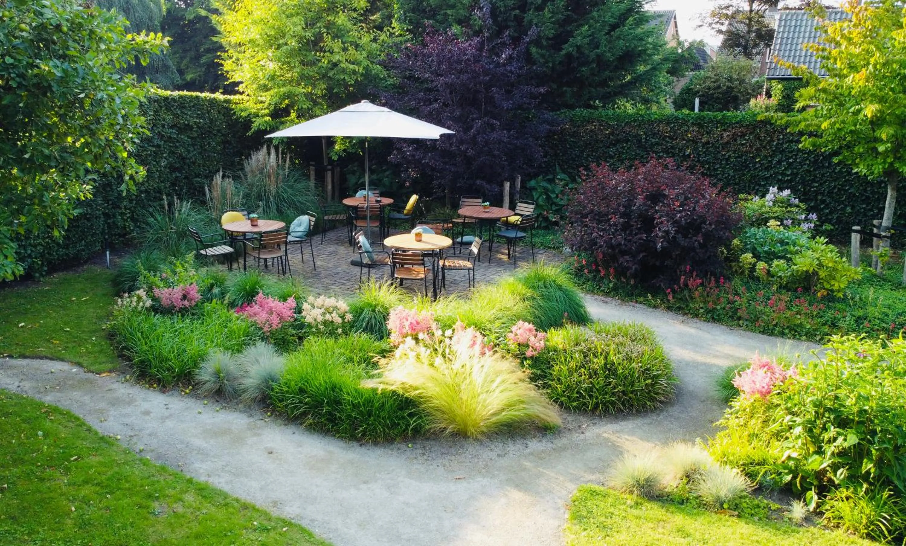 Garden in Boutique hotel Lytel Blue