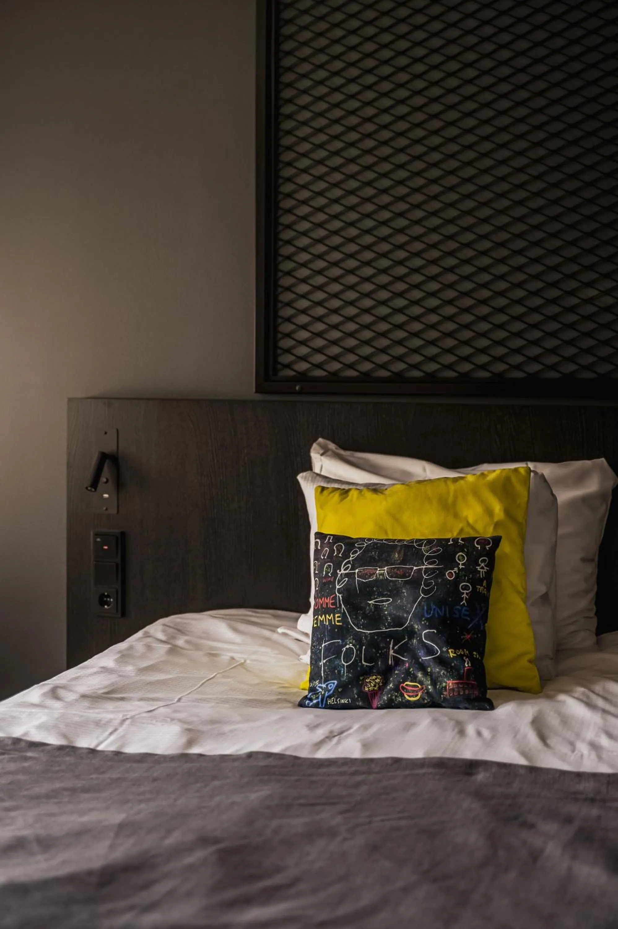 Bed in The Folks Hotel Konepaja