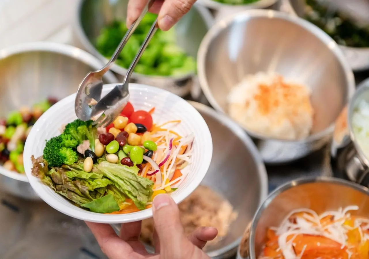 Buffet breakfast in APA Hotel Fukuoka Tenjin Nishi