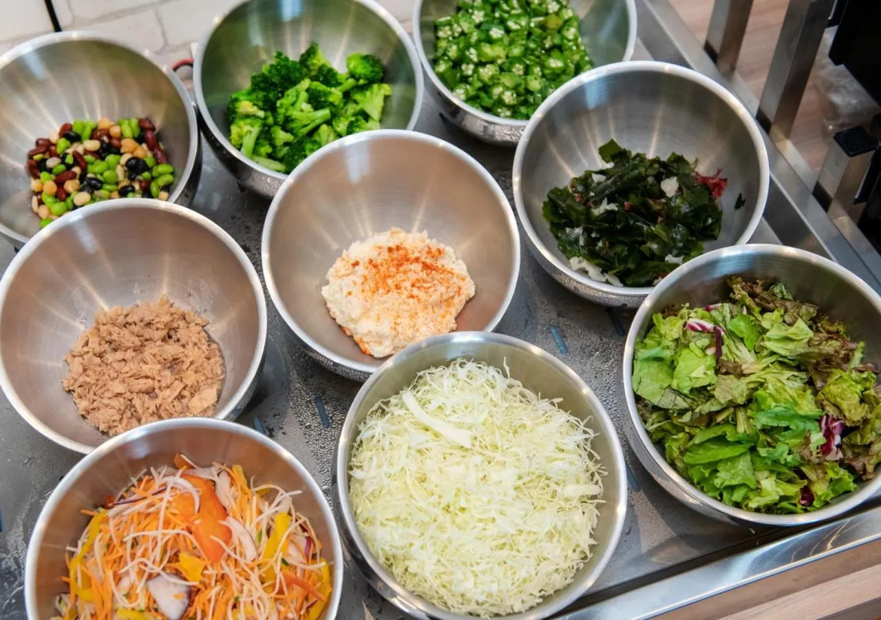 Buffet breakfast in APA Hotel Fukuoka Tenjin Nishi