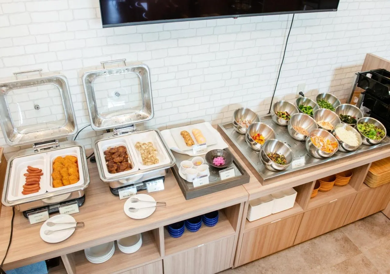 Buffet breakfast in APA Hotel Fukuoka Tenjin Nishi