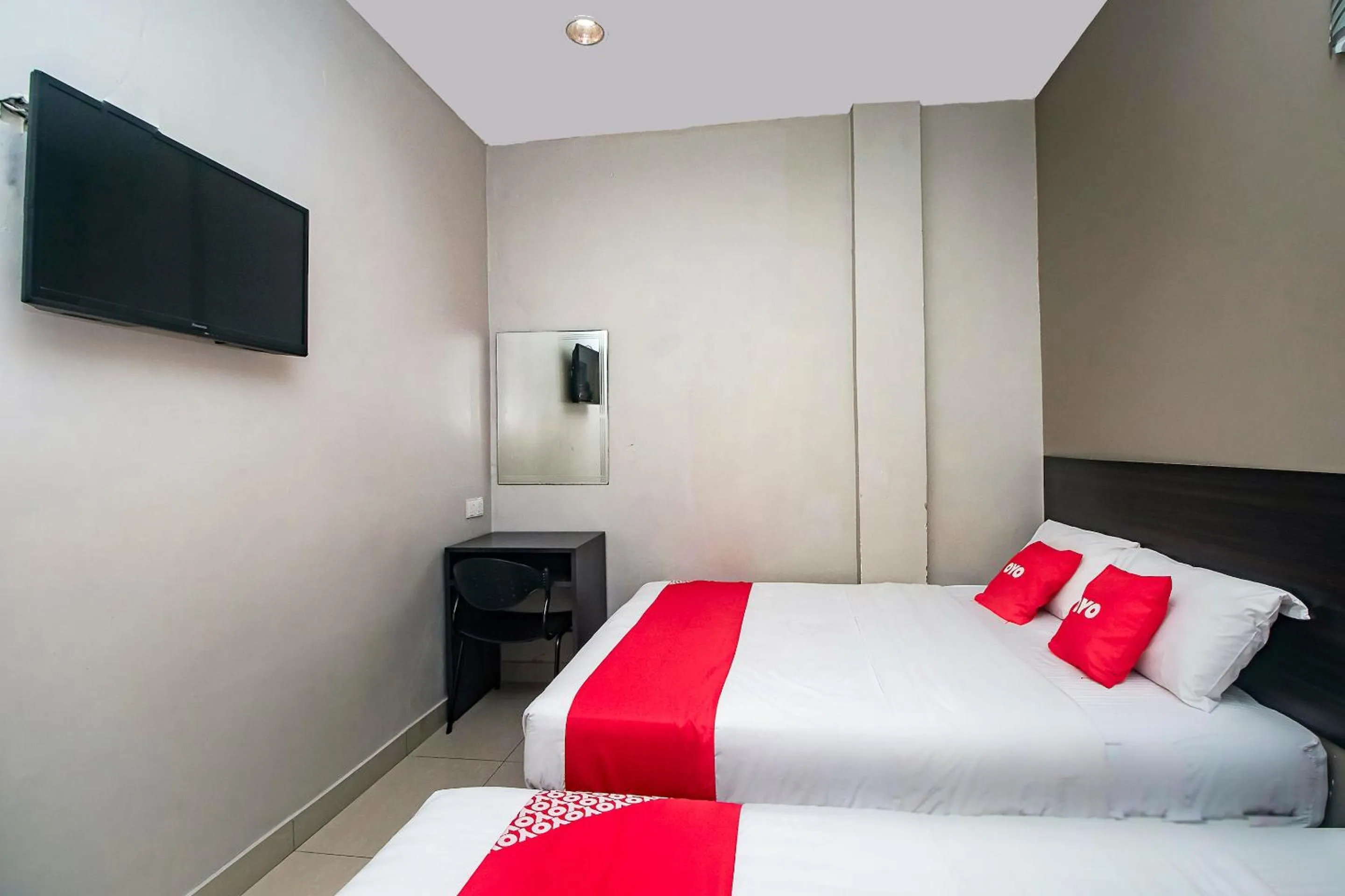 Bedroom, Bed in Hotel O Nice Stay Three Six Five Services