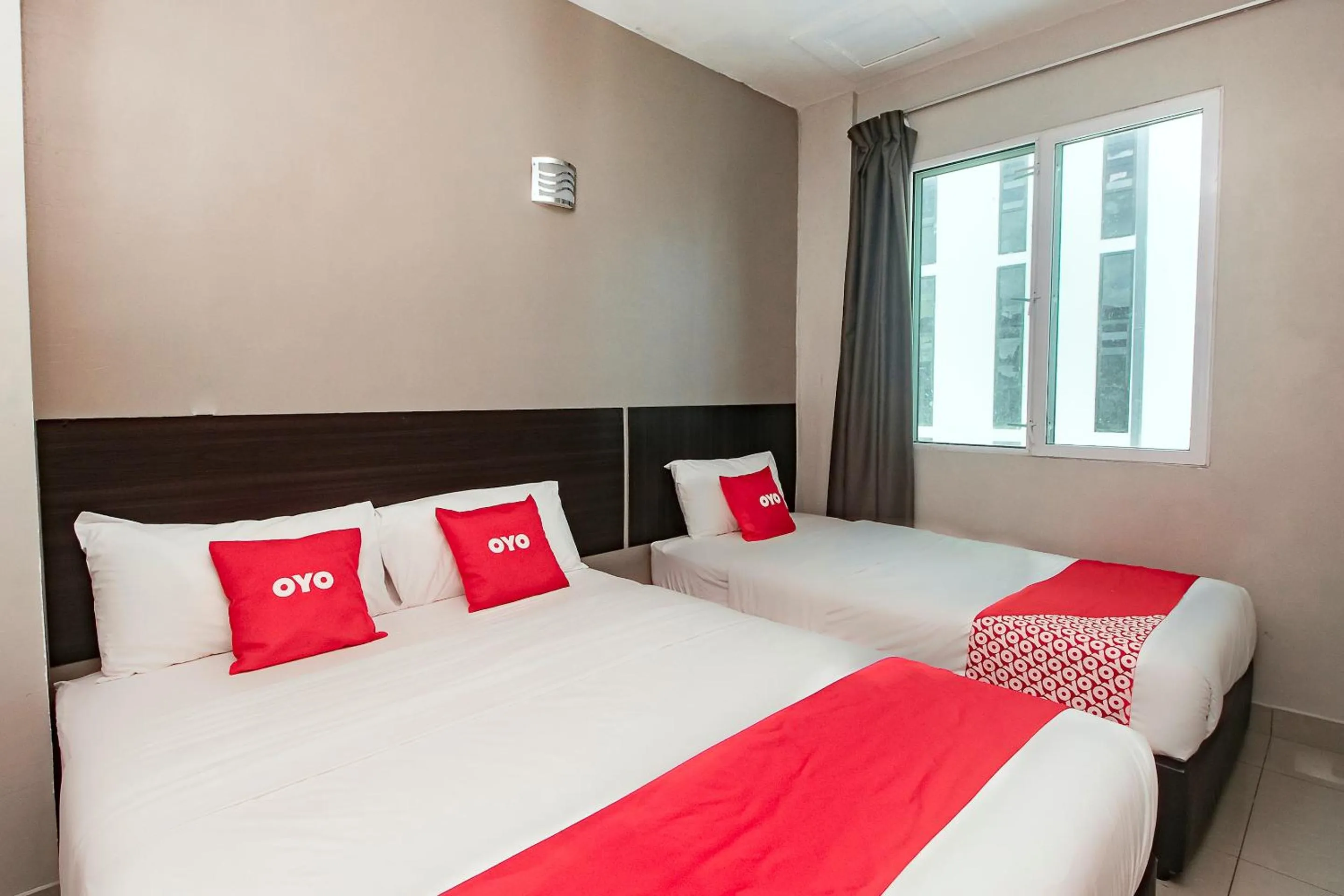 Bedroom, Bed in Hotel O Nice Stay Three Six Five Services