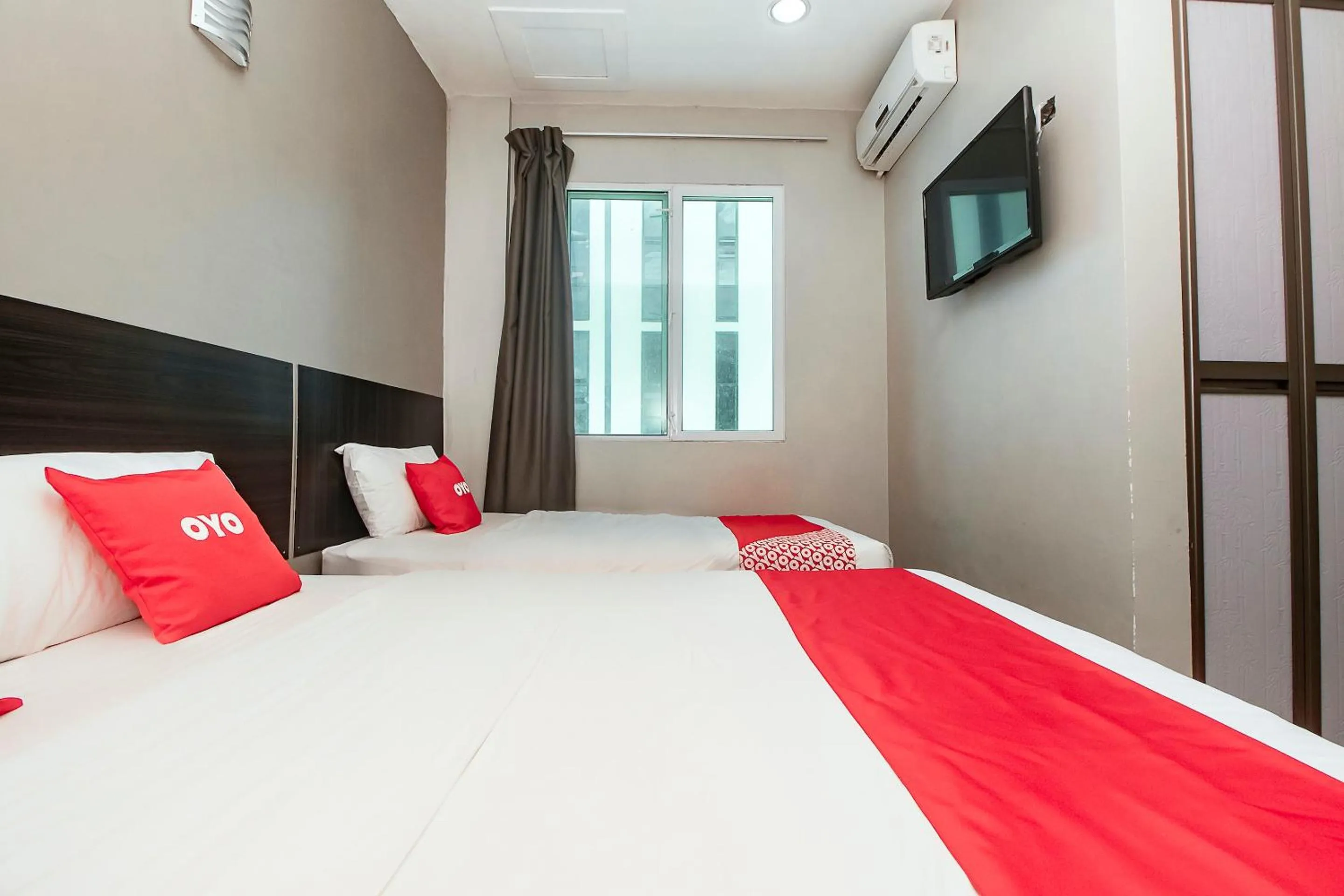 Bedroom, Bed in Hotel O Nice Stay Three Six Five Services