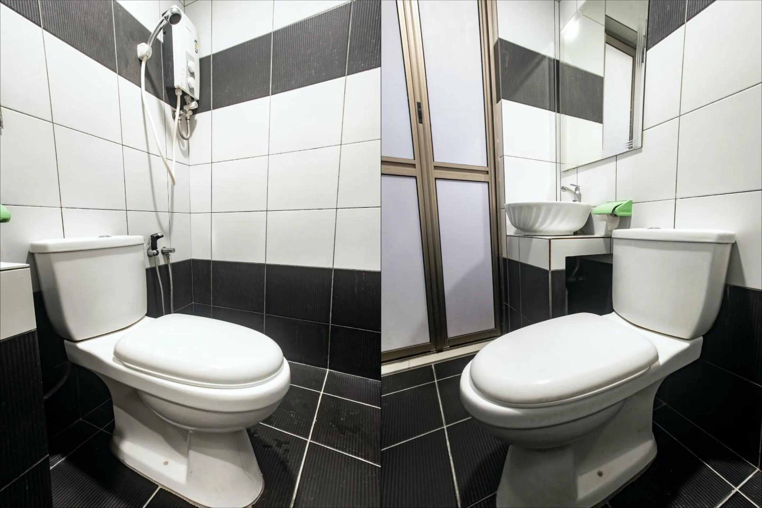 Bathroom in Hotel O Nice Stay Three Six Five Services