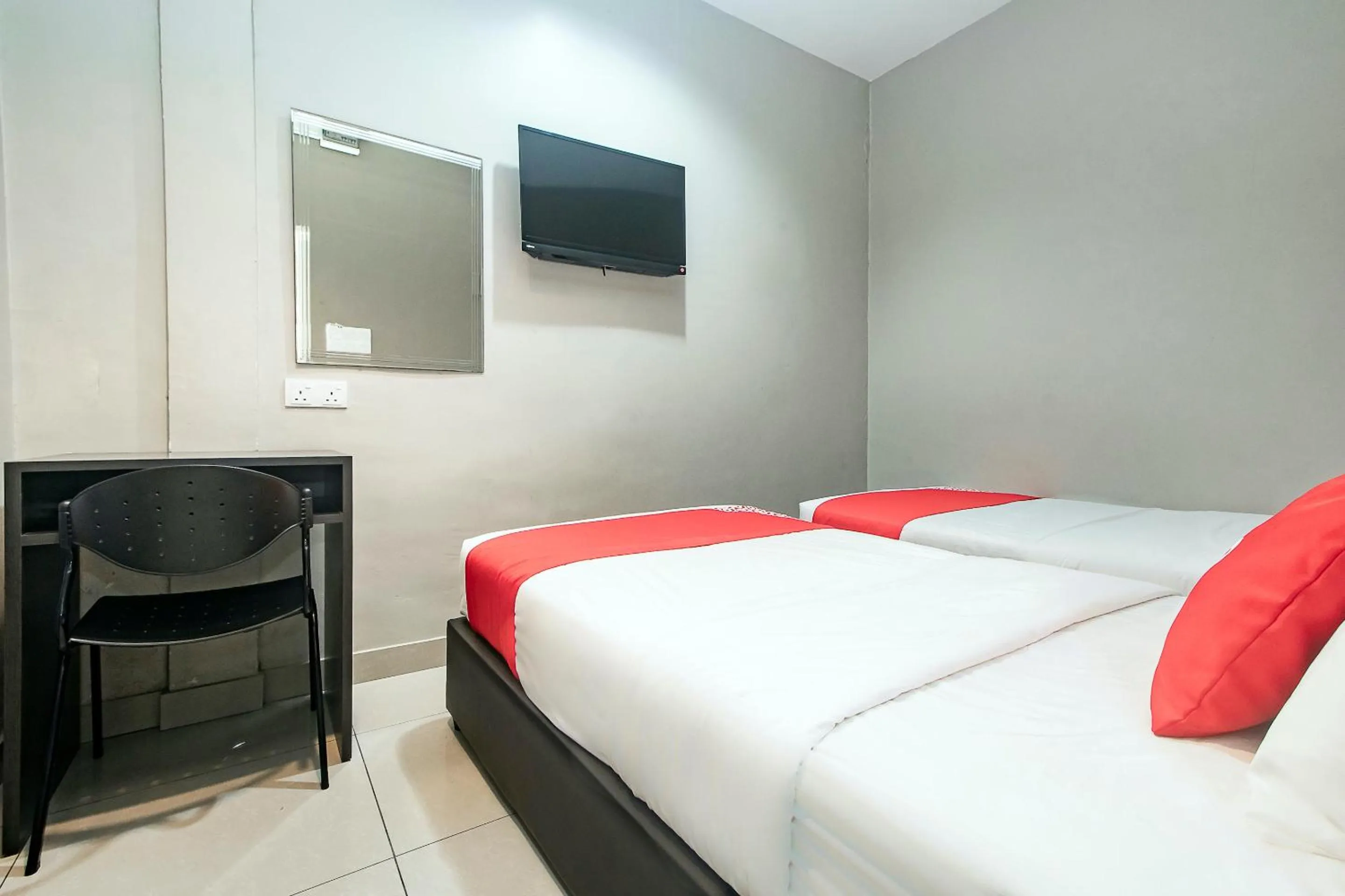 Bedroom, Bed in Hotel O Nice Stay Three Six Five Services