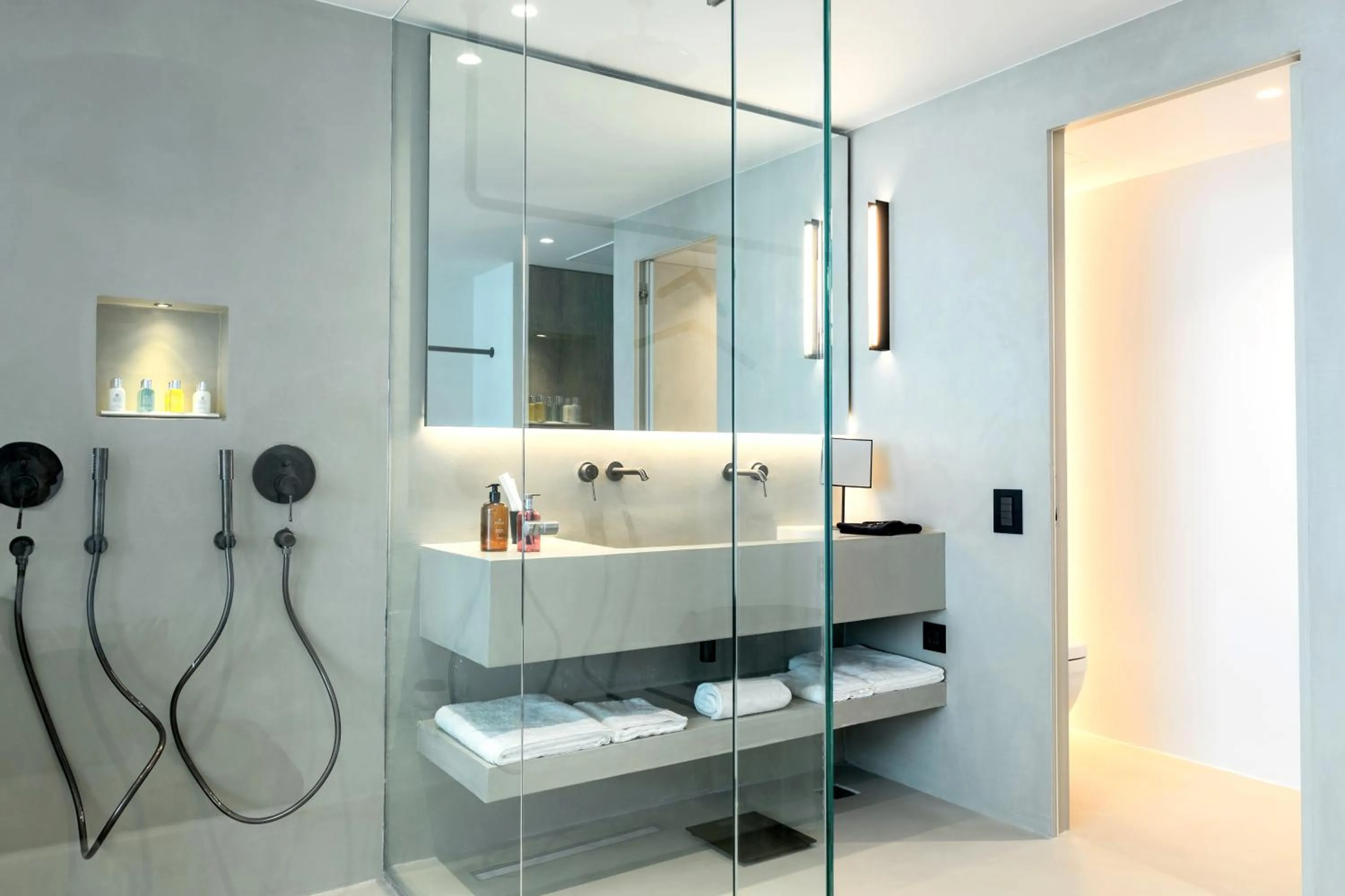 Shower in Domes White Coast Milos, Adults Only