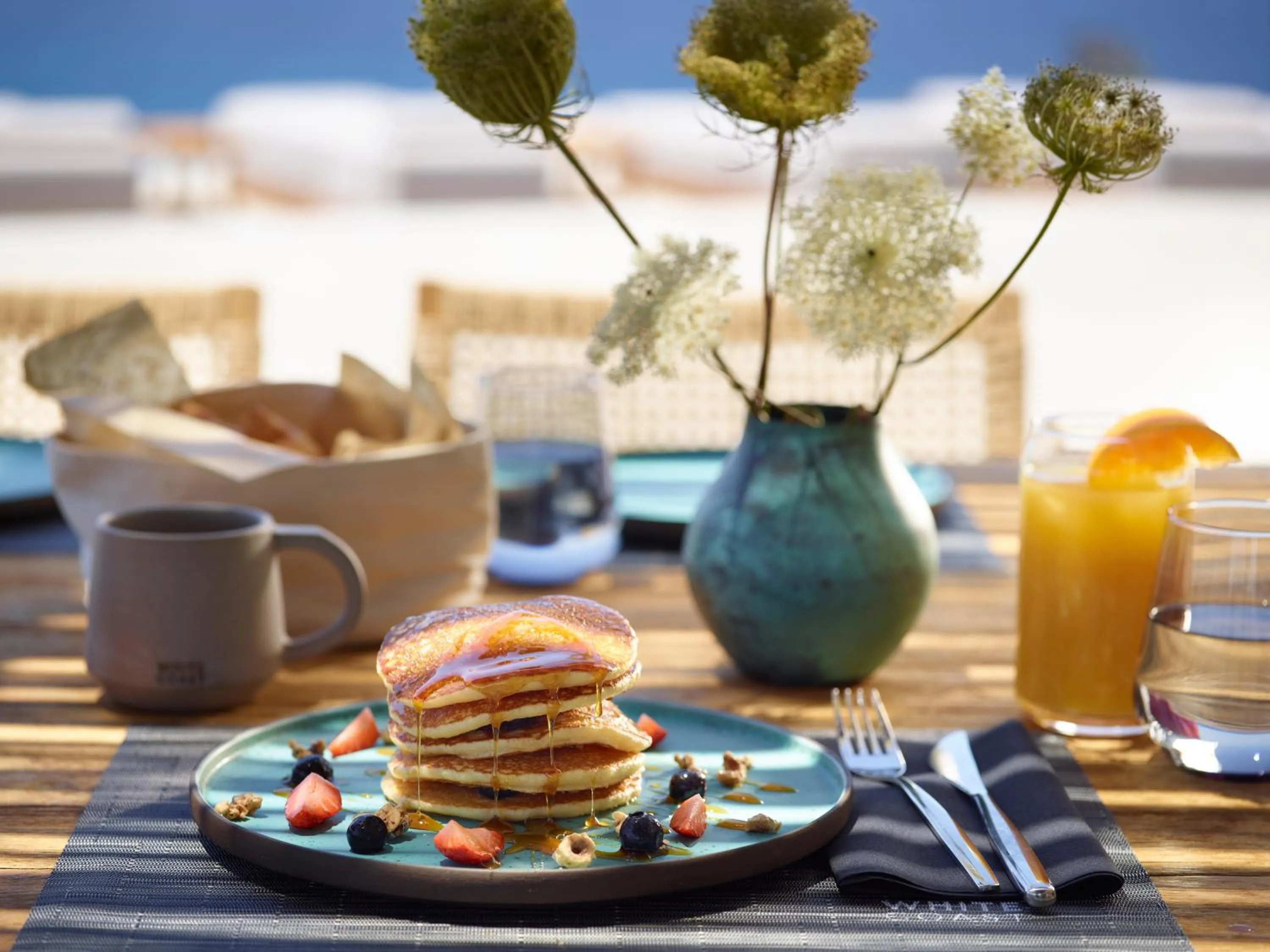 Breakfast in Domes White Coast Milos, Adults Only