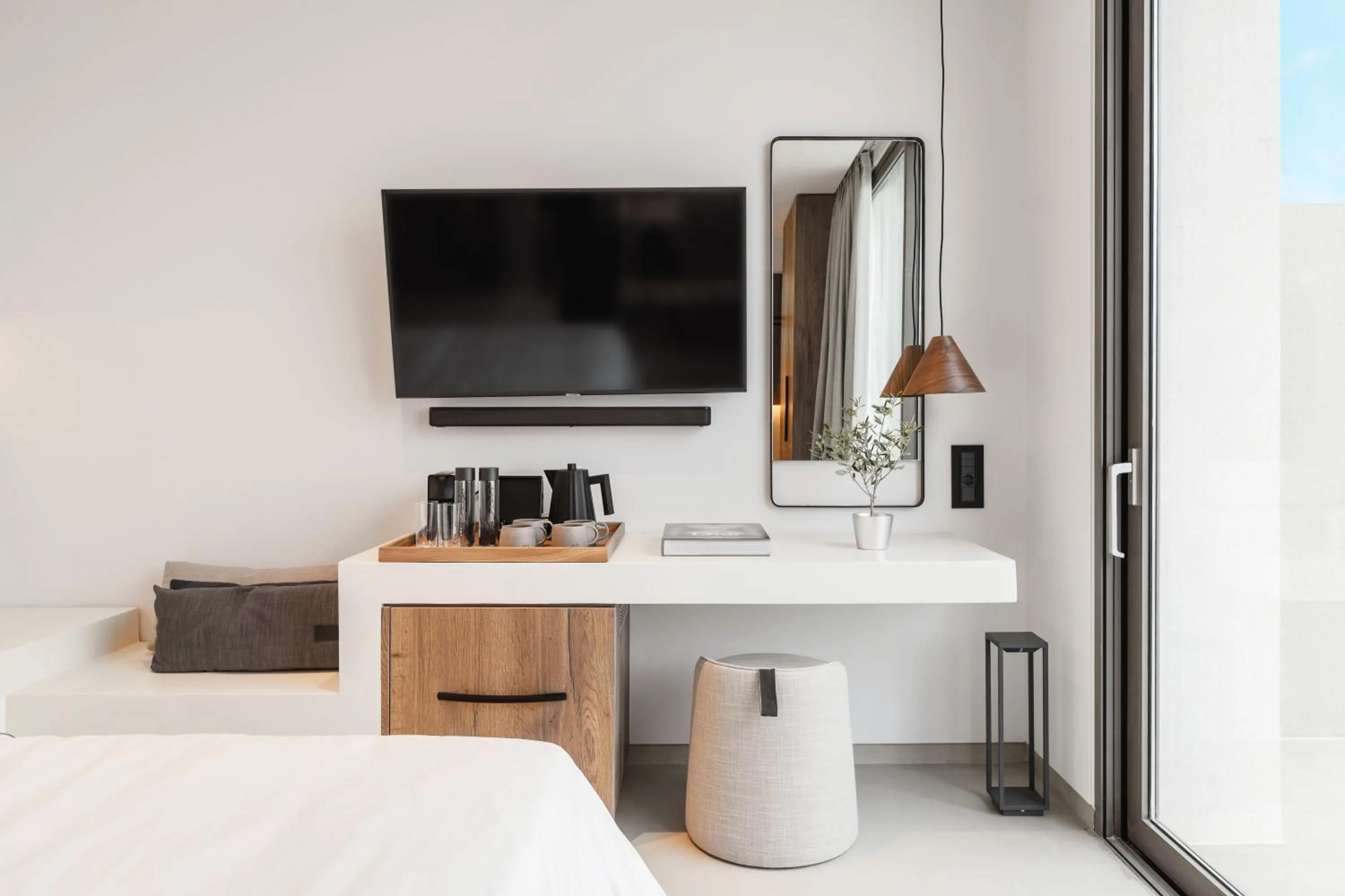 Bedroom, Bed in Domes White Coast Milos, Adults Only