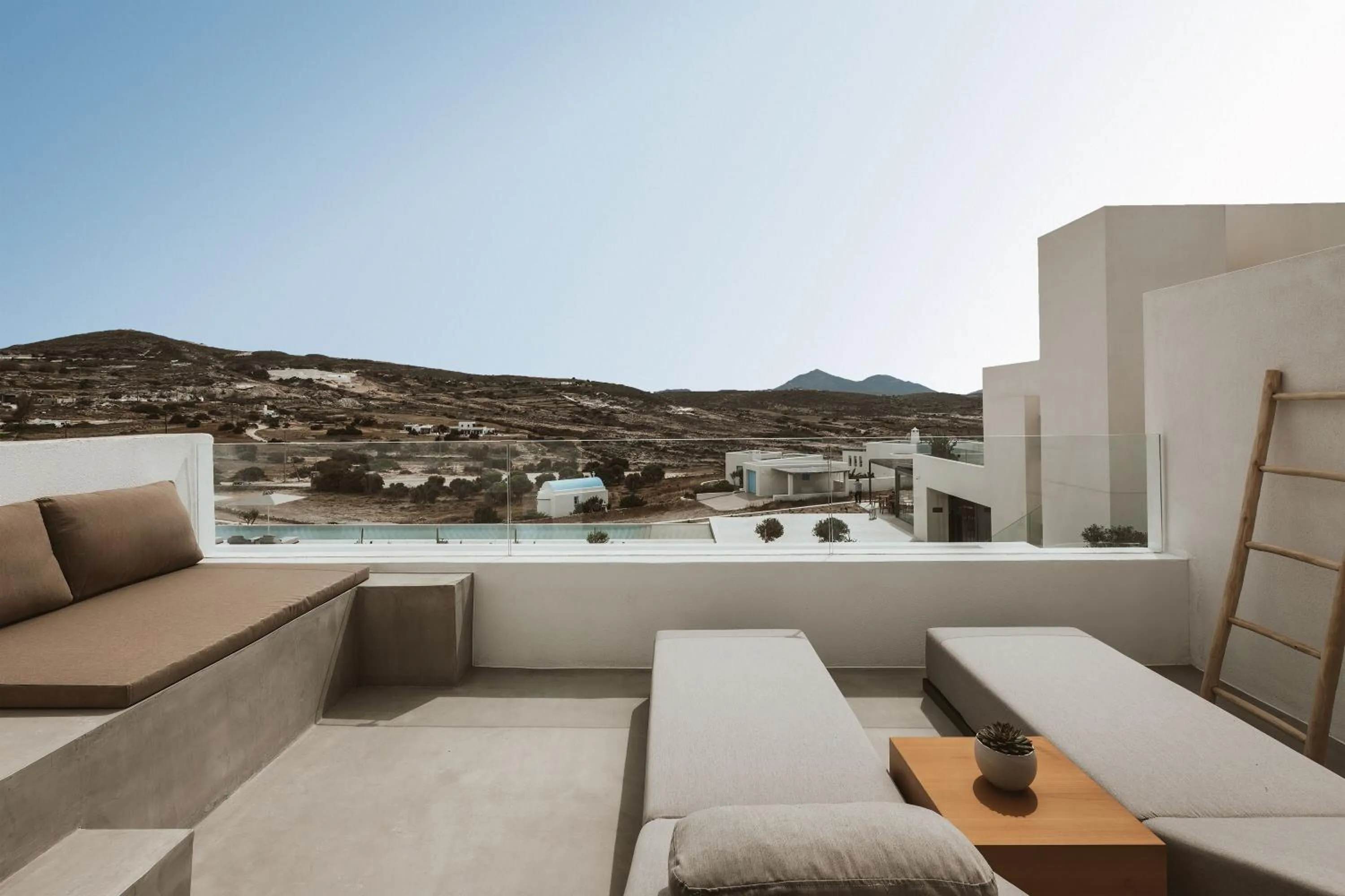 Pool view in Domes White Coast Milos, Adults Only