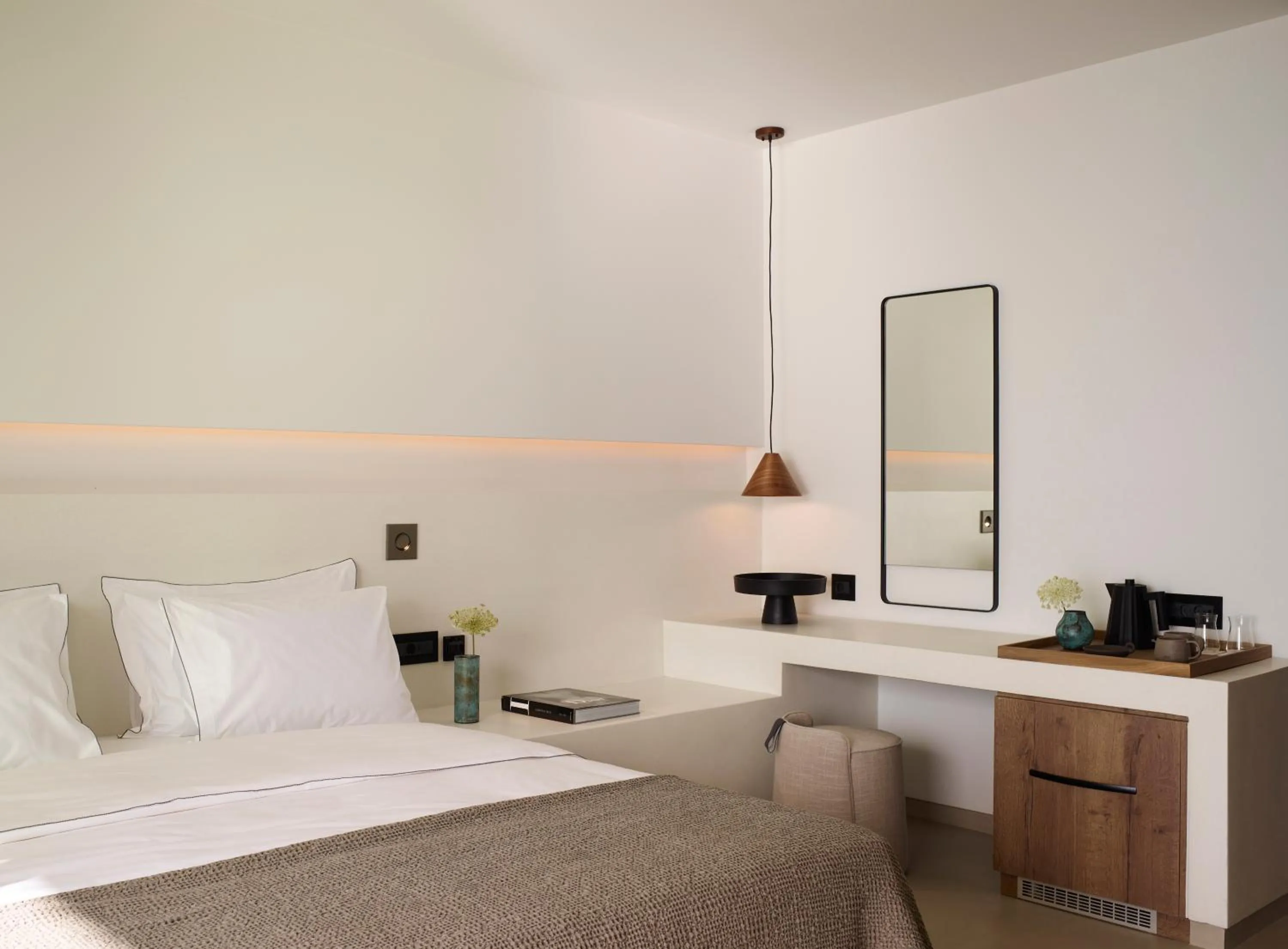 Bed in Domes White Coast Milos, Adults Only