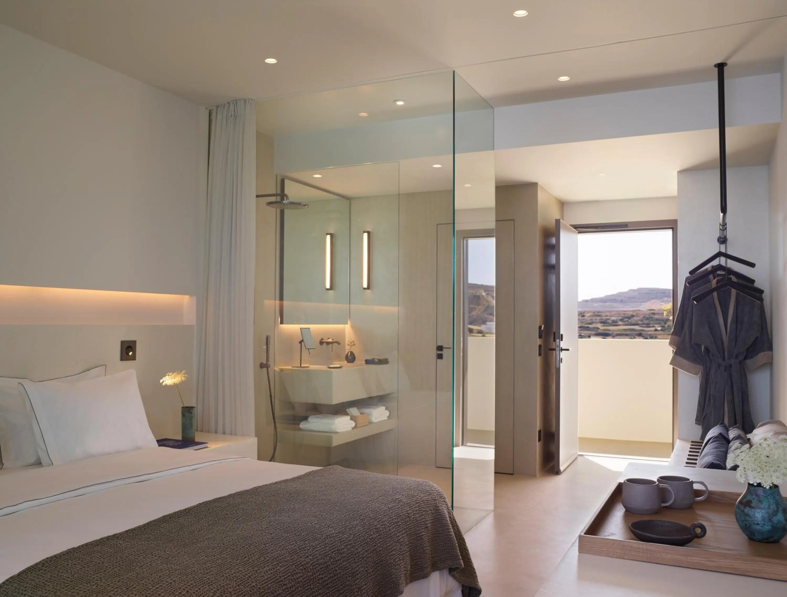 Bed in Domes White Coast Milos, Adults Only