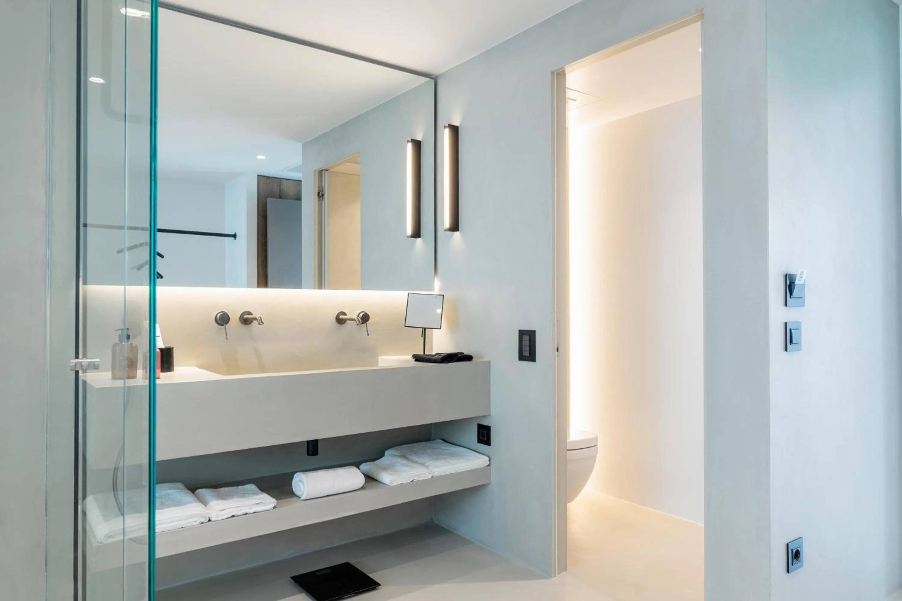 Bathroom in Domes White Coast Milos, Adults Only