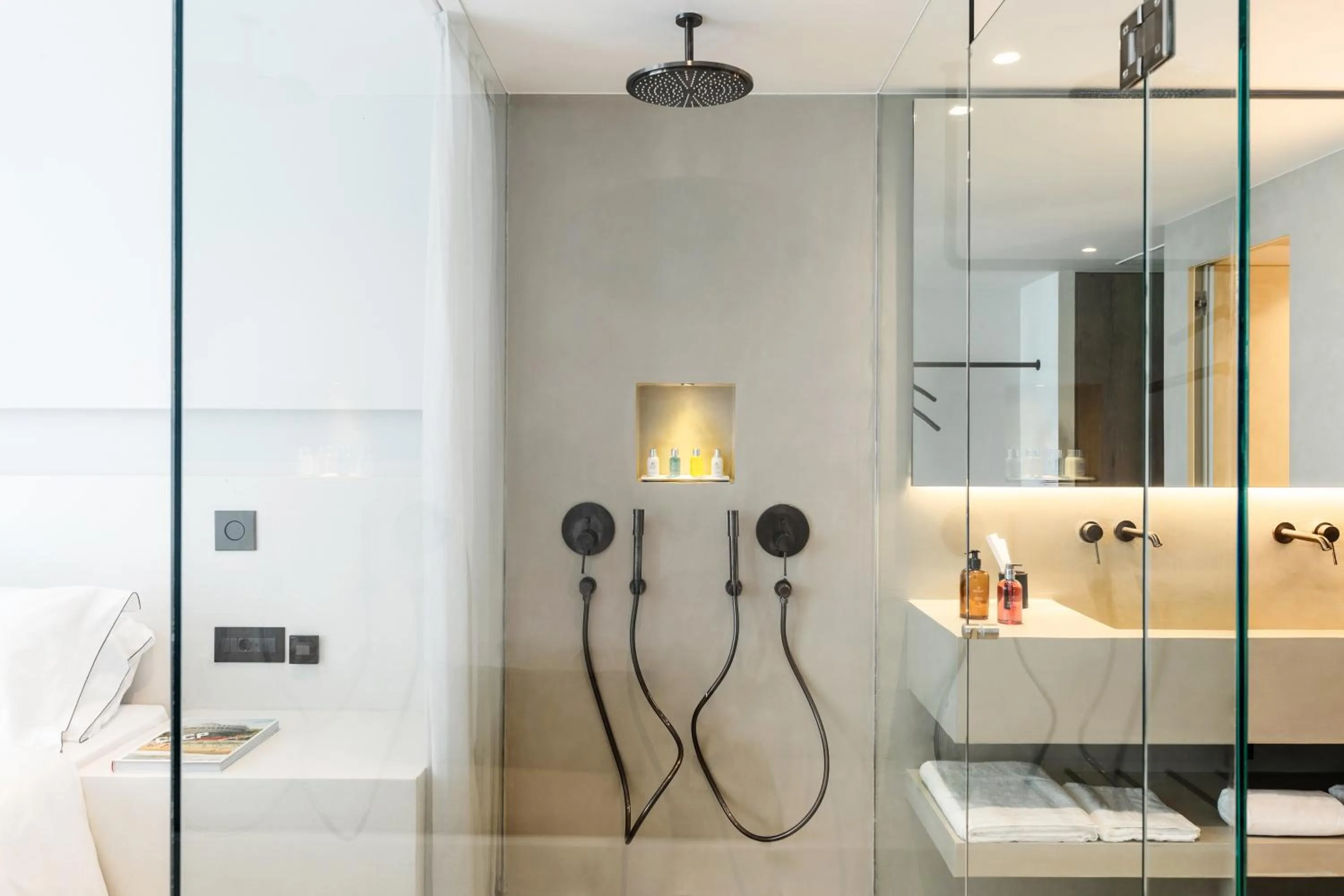 Shower in Domes White Coast Milos, Adults Only