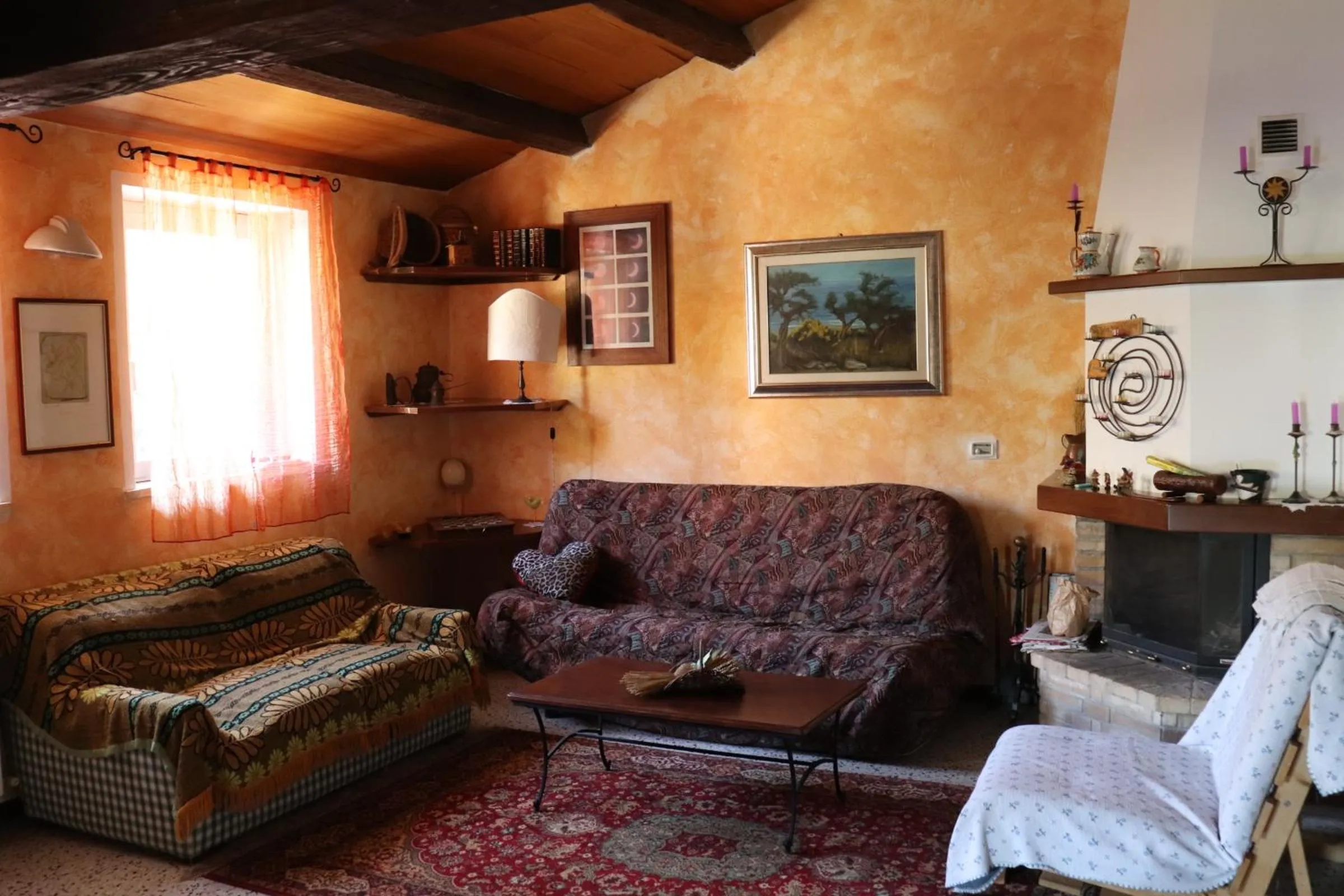 Living room in B&B Sotto la Luna