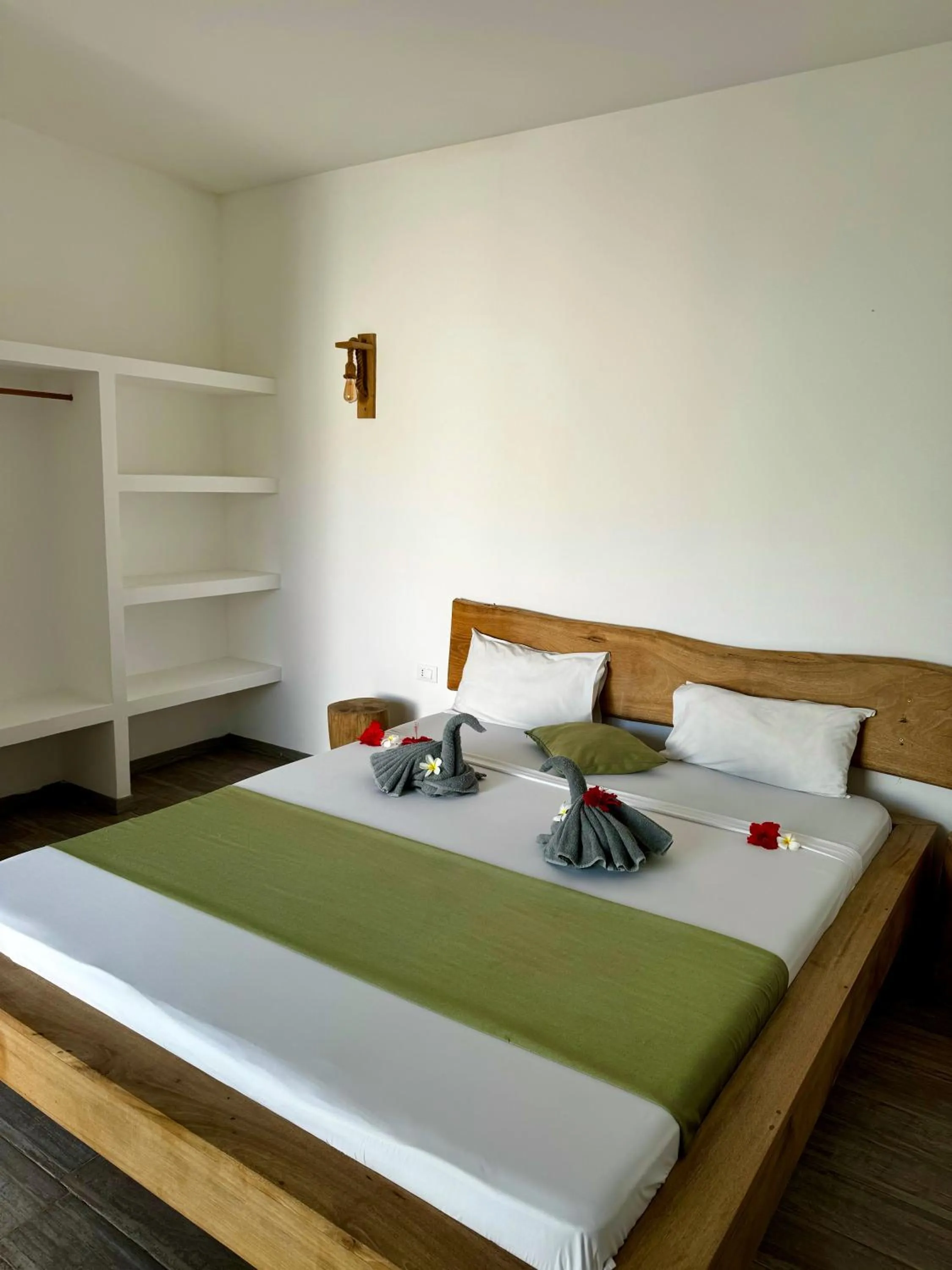 Bed in La Base Hotel