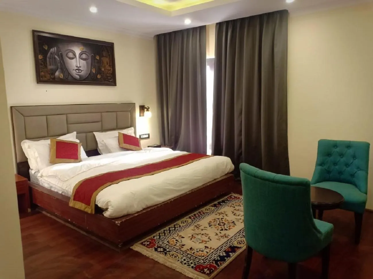 Bed in Hotel Paradise Ladakh