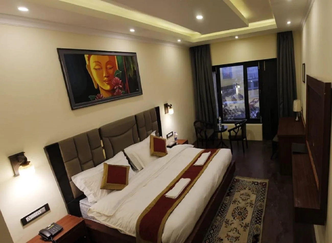 Bed in Hotel Paradise Ladakh