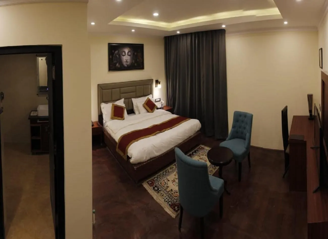 Bed in Hotel Paradise Ladakh