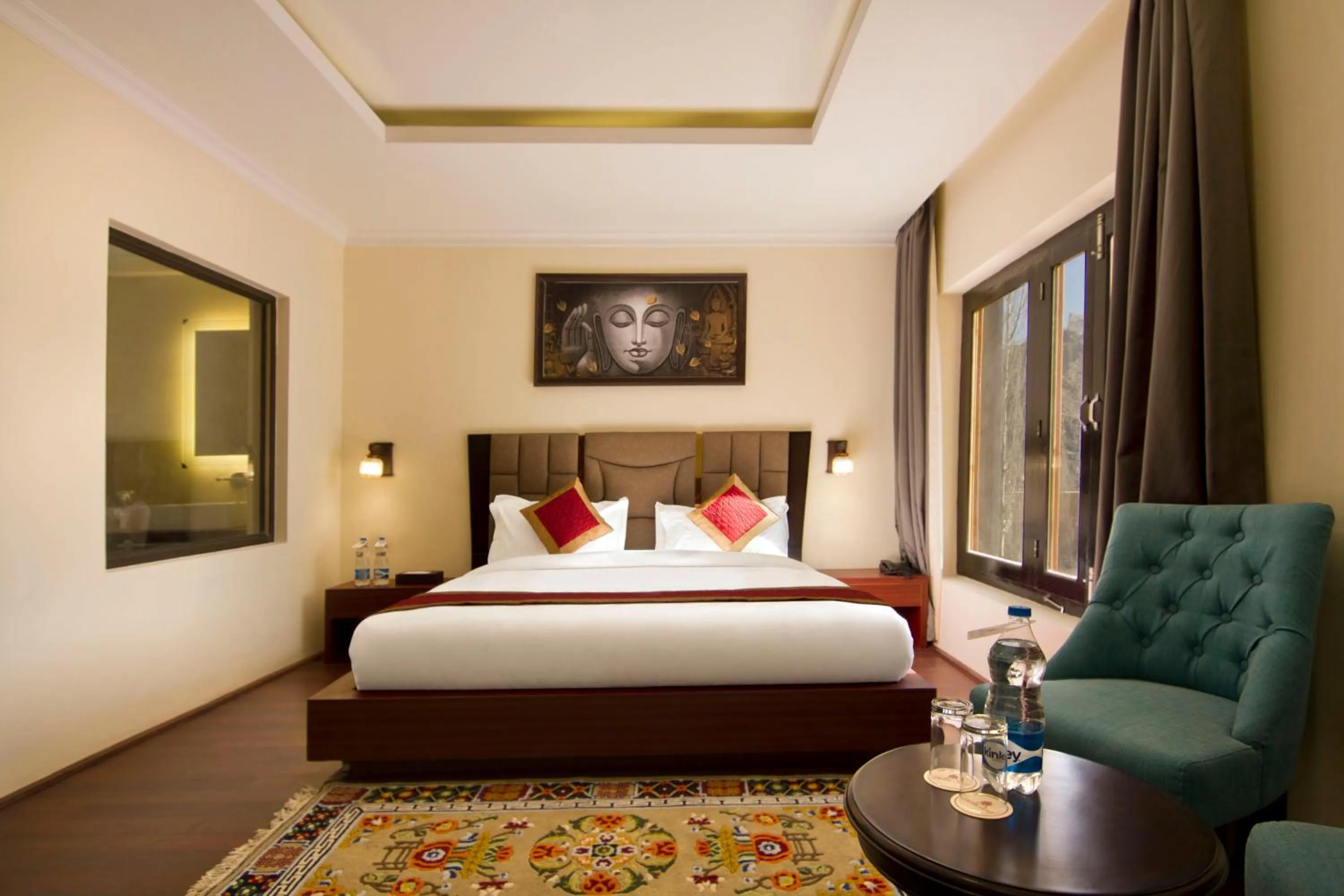 Bed in Hotel Paradise Ladakh