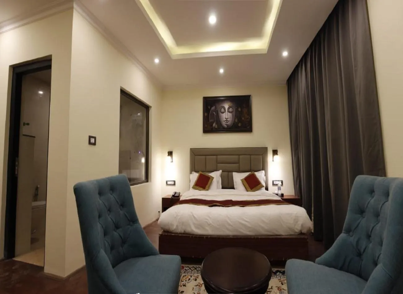 Bed in Hotel Paradise Ladakh