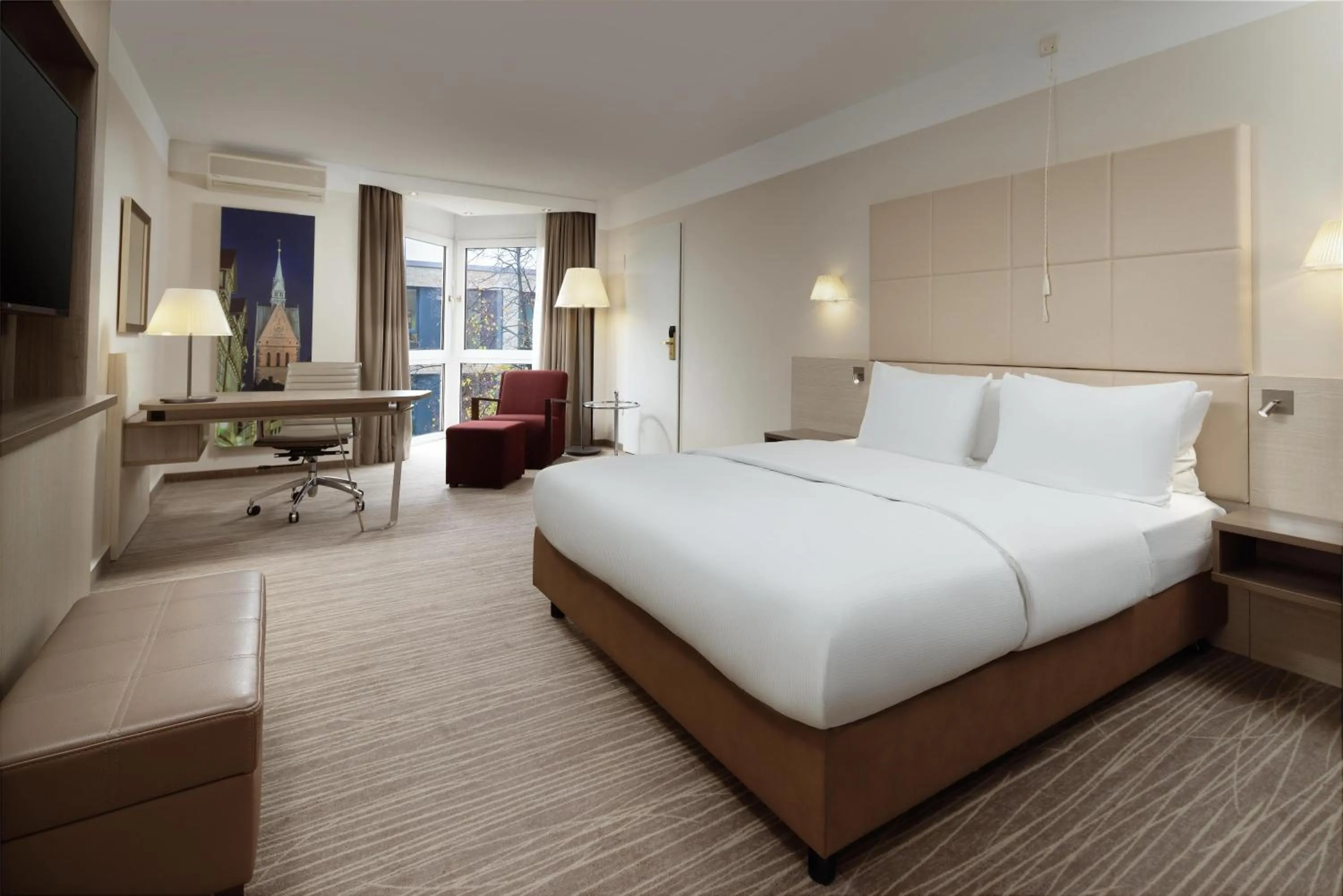 Bed in DoubleTree by Hilton Hannover Schweizerhof