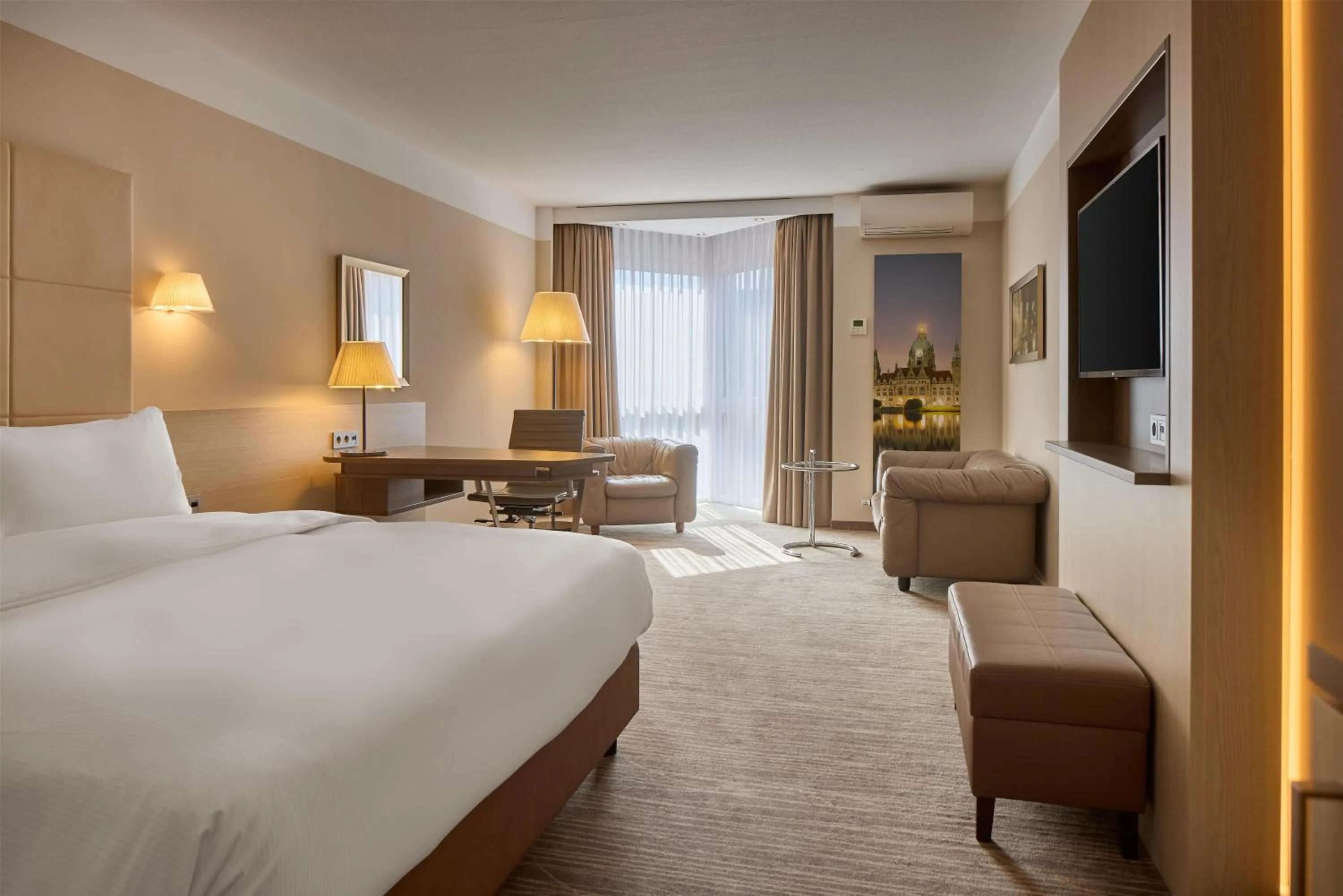 Bed in DoubleTree by Hilton Hannover Schweizerhof