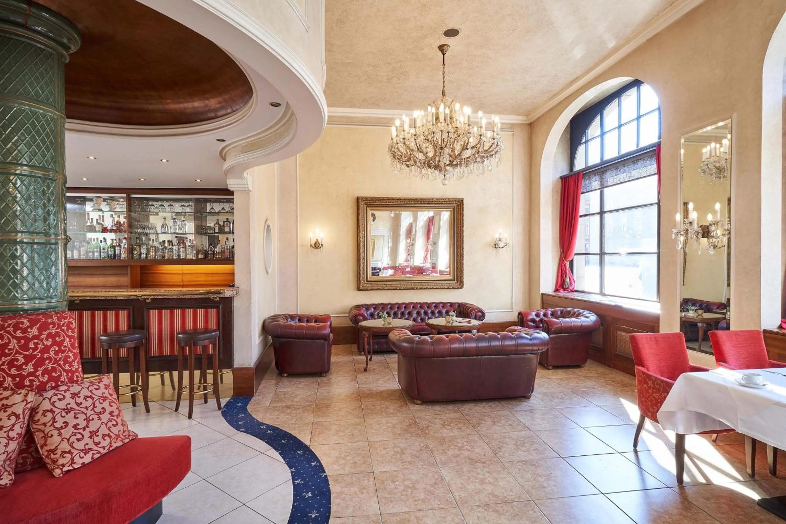 Seating area in Hotel Monopol - Central Station