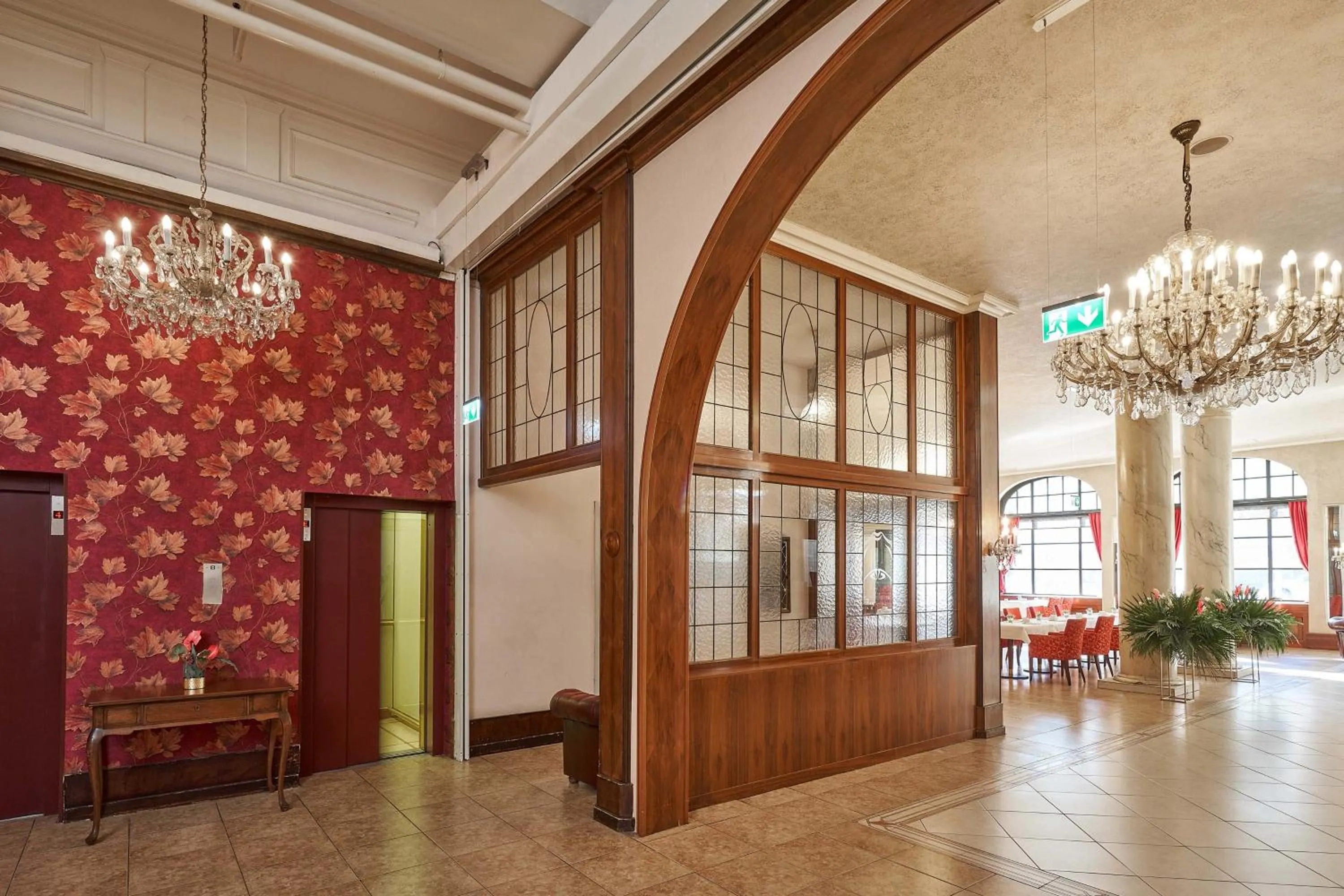 Lobby or reception in Hotel Monopol - Central Station