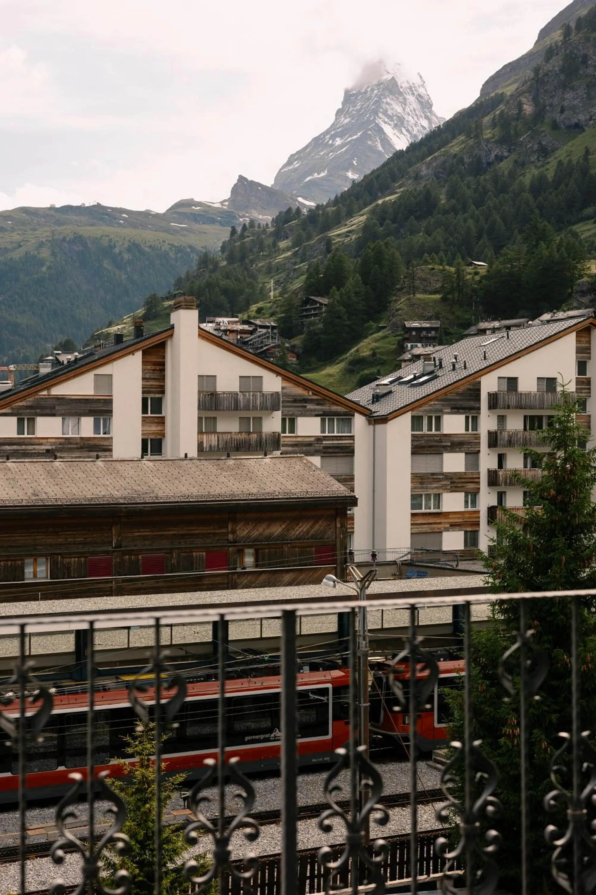 Mountain view in SCHLOSS Zermatt - CBD & Adaptogenic Spa and Sport Hotel