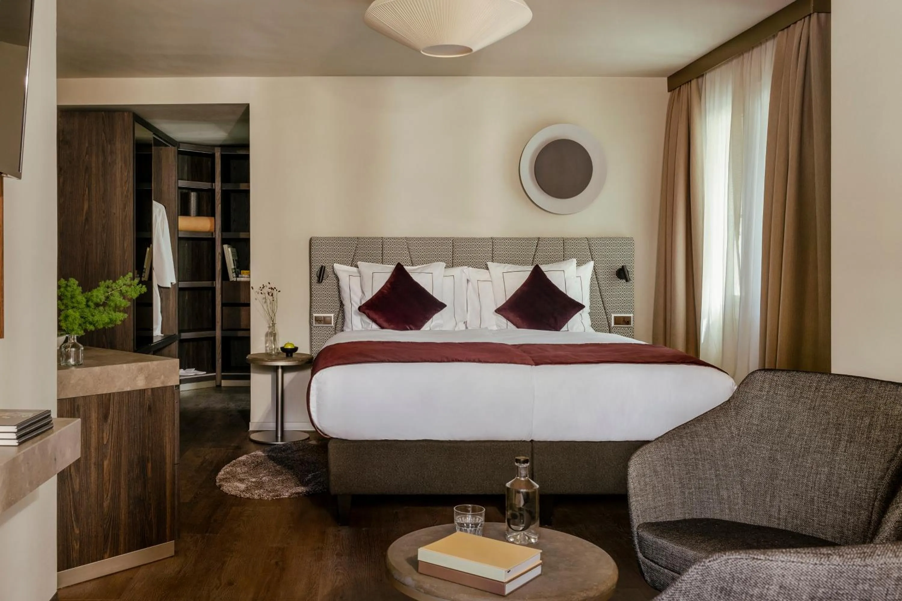 Bed in SCHLOSS Zermatt - CBD & Adaptogenic Spa and Sport Hotel