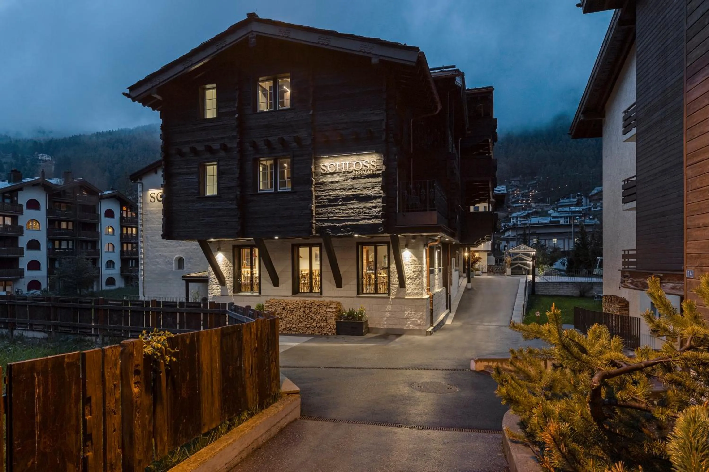 Property building in SCHLOSS Zermatt - CBD & Adaptogenic Spa and Sport Hotel