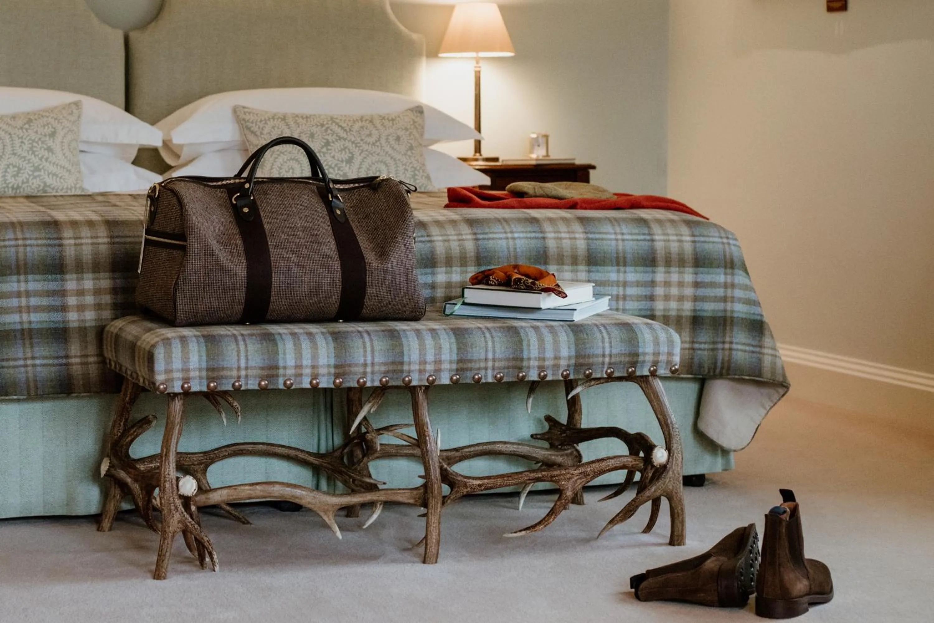 Bedroom, Bed in Links House at Royal Dornoch
