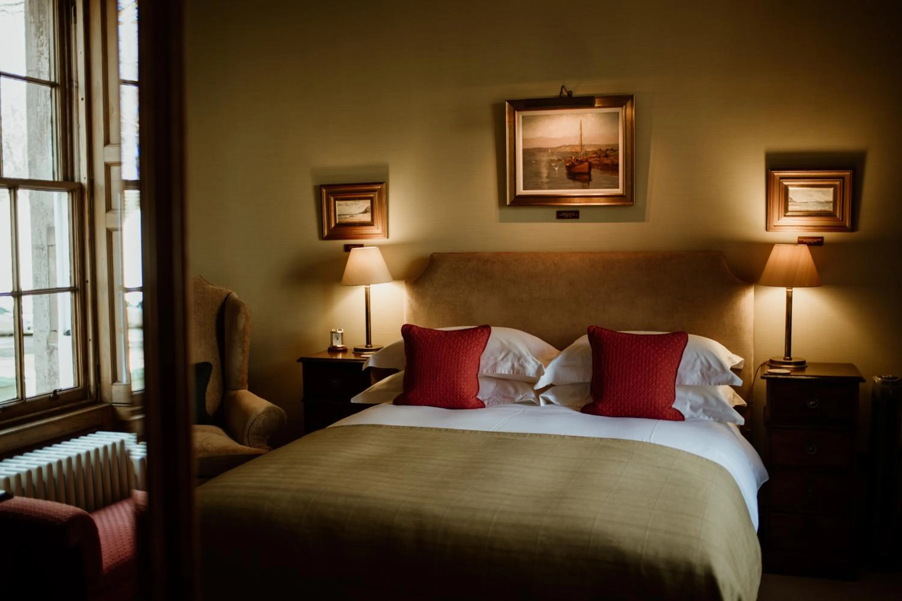 Bedroom, Bed in Links House at Royal Dornoch