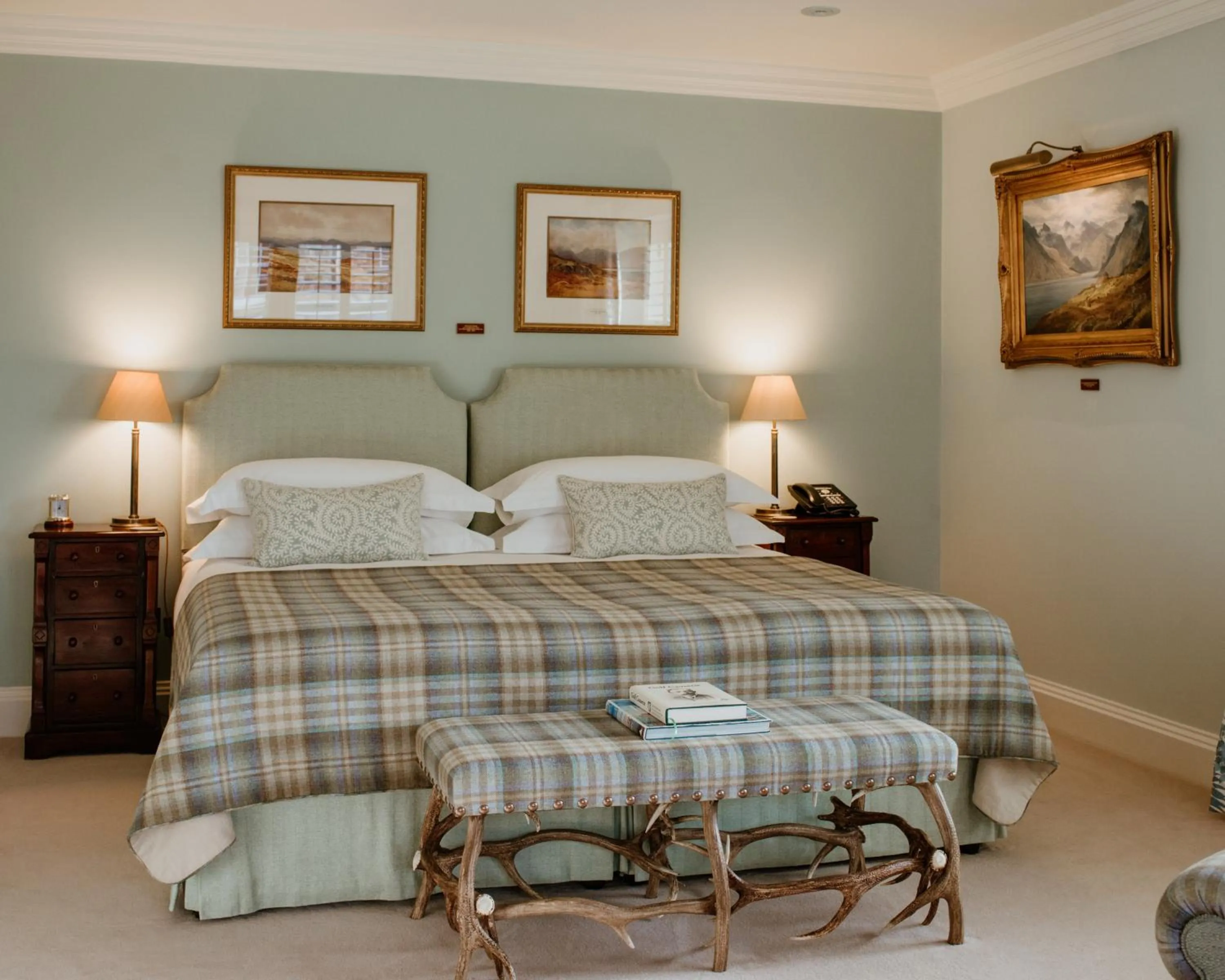 Bedroom, Bed in Links House at Royal Dornoch